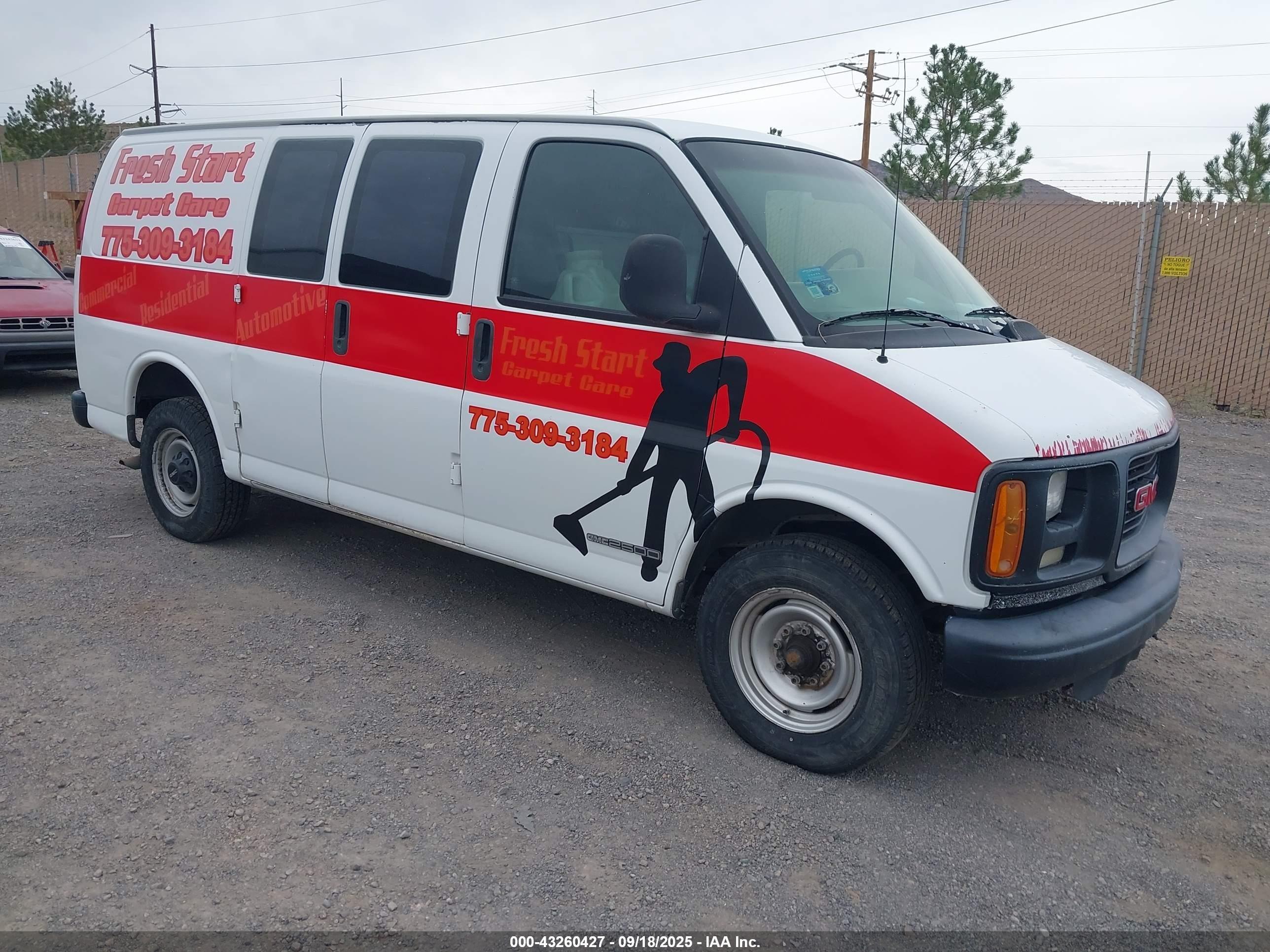 1998 GMC Savana, VIN 1GTGG25R8W1047230 — Normal wear