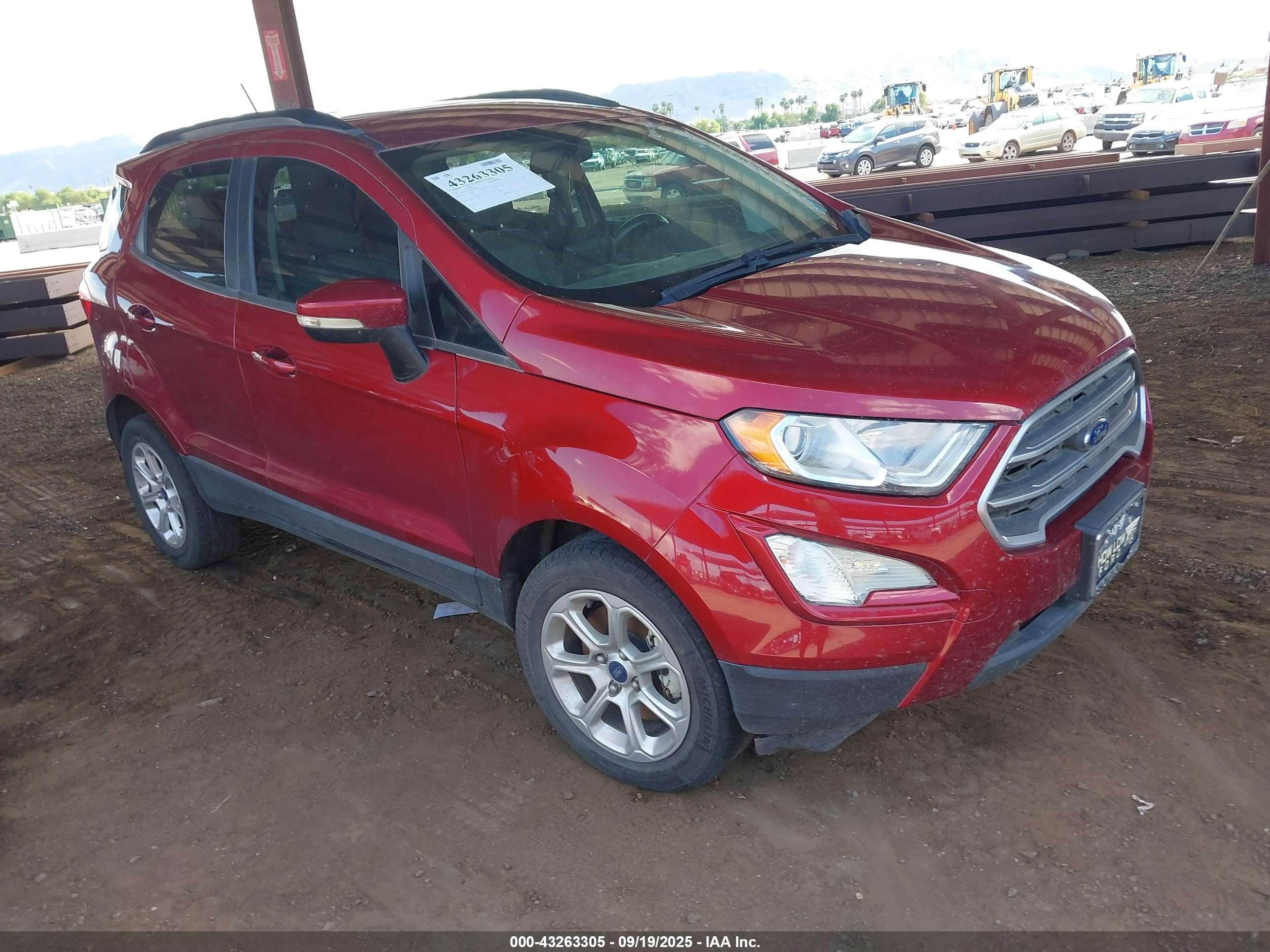 2021 Ford EcoSport SE, VIN MAJ3S2GE1MC398396 — Front end