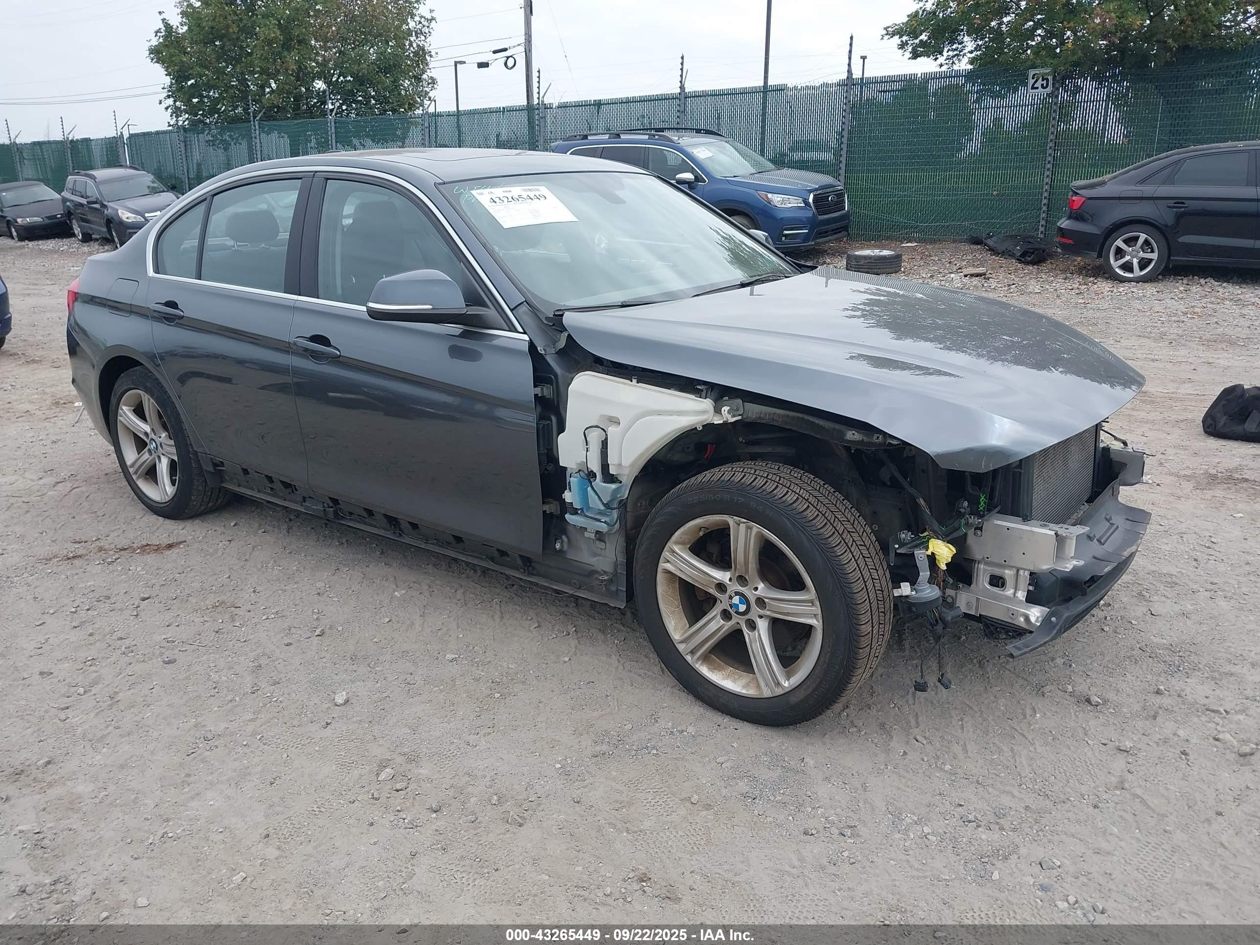 2015 BMW 3 Series 328i xDrive, VIN WBA3B5G5XFNS12385 — Front end
