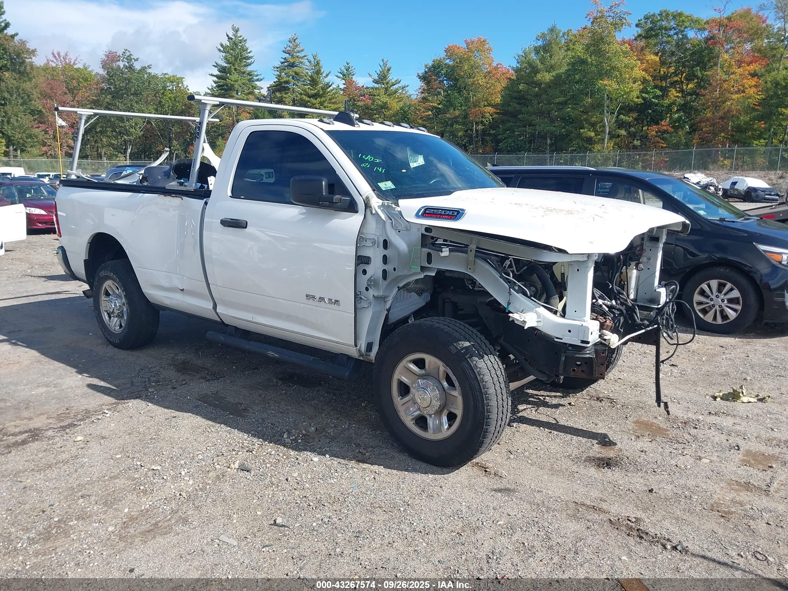 2022 Ram 2500 Tradesman, VIN 3C6MR5AJ3NG139397 — Повреждение рамы