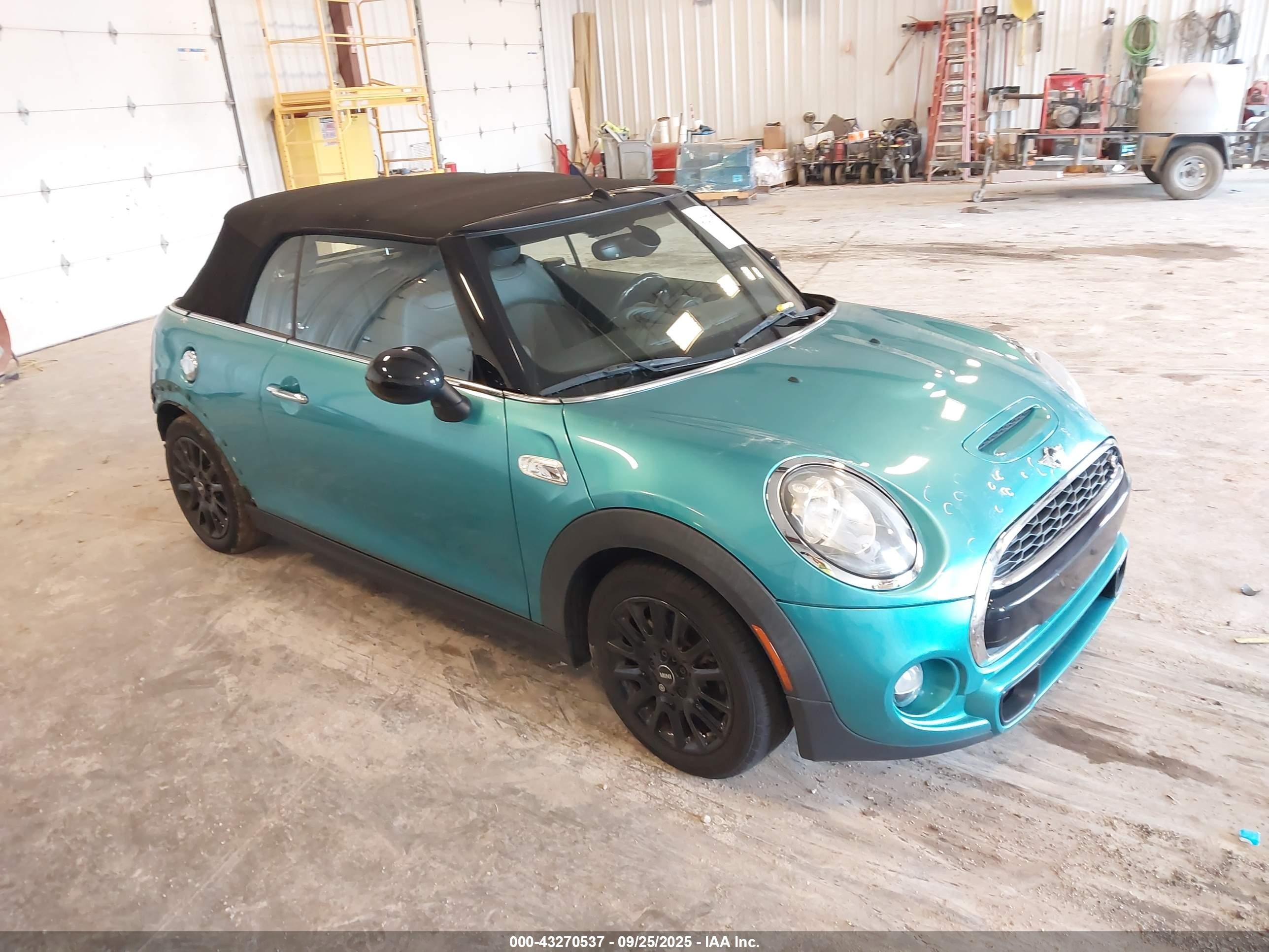 2017 MINI Convertible Cooper S, VIN WMWWG9C30H3C81534 — Зад