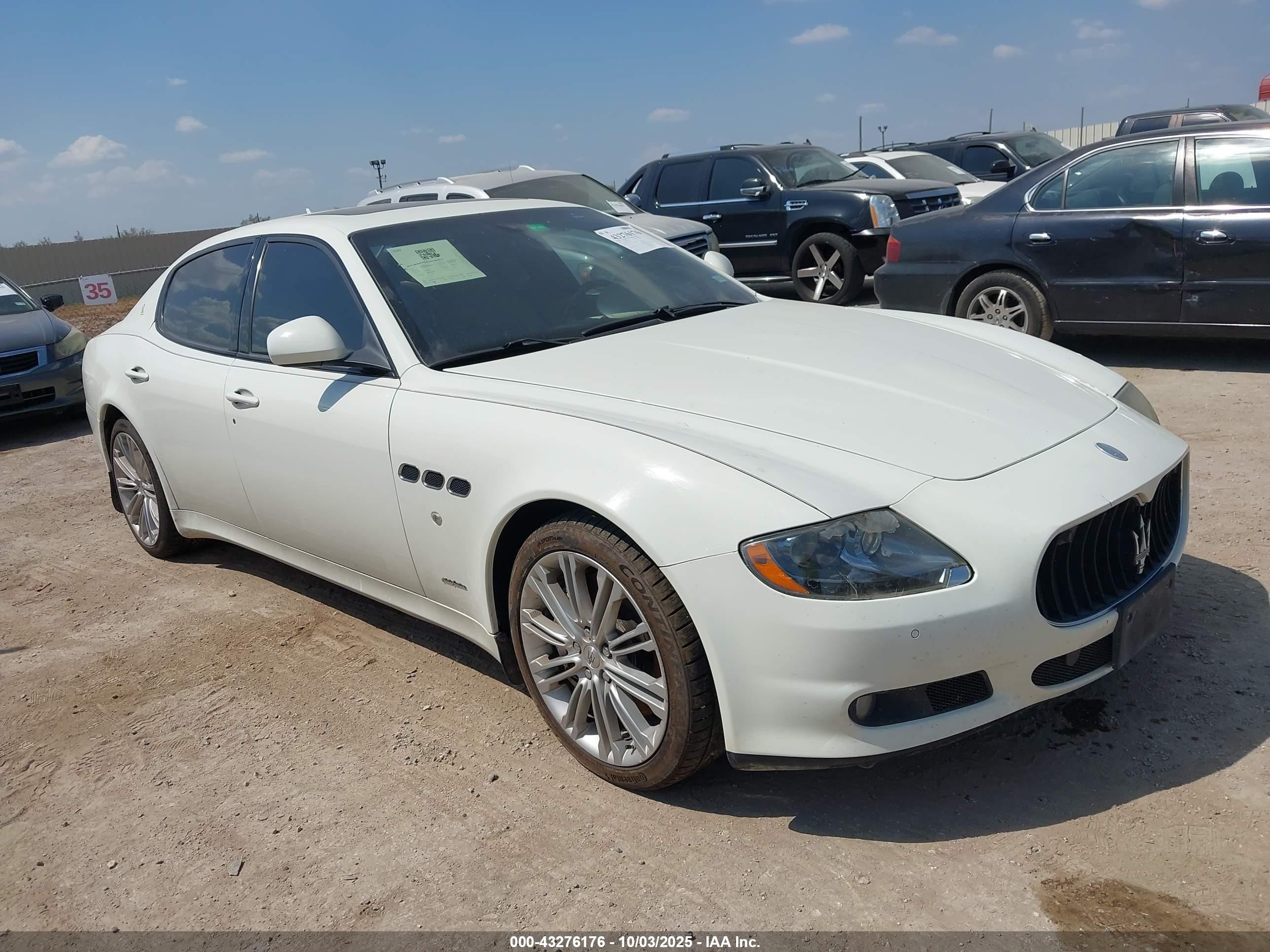 2012 Maserati Quattroporte S, VIN ZAM39JKA8C0064012 — Water / flood