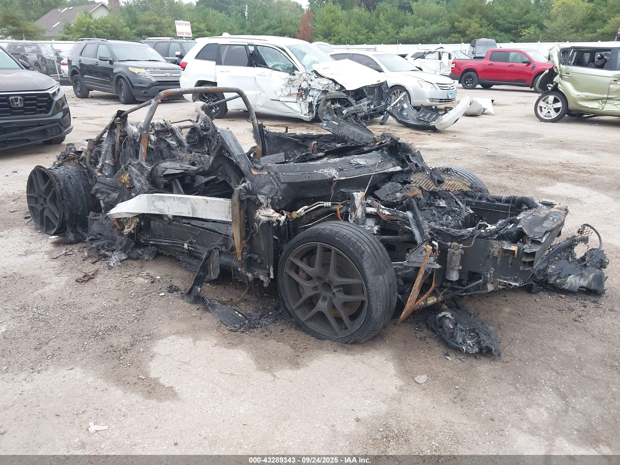 2011 Lotus Evora 2+2, VIN SCCLMDTU9BHA11107 — Burn