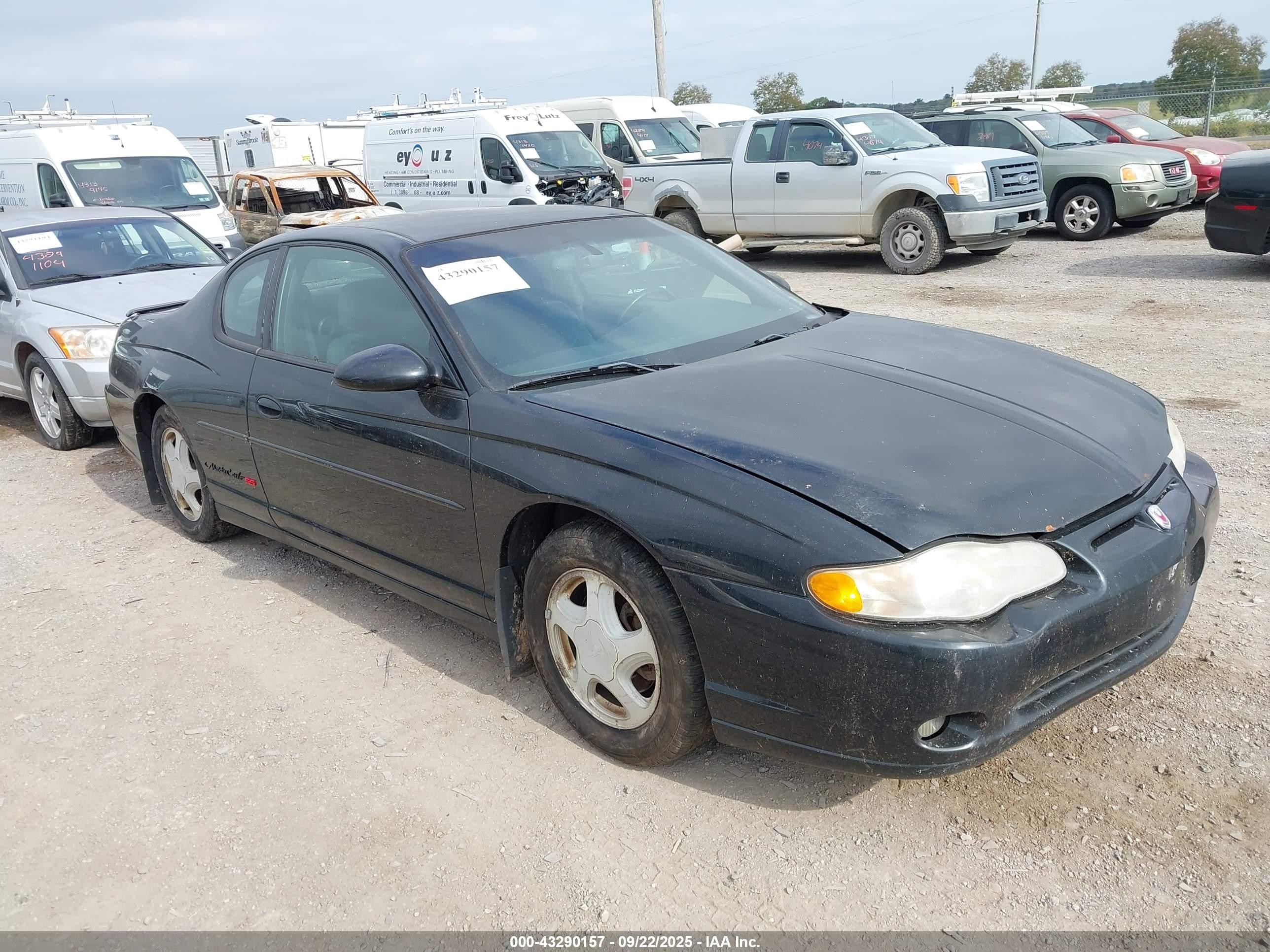 2003 Chevrolet Monte Carlo SS, VIN 2G1WX12K539410323 — Side