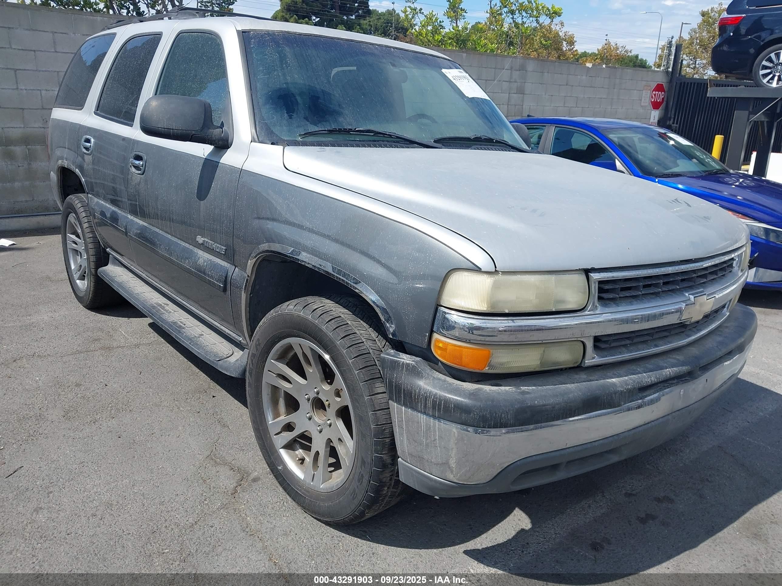 2001 Chevrolet Tahoe LT, VIN 1GNEC13T51R183859 — Theft recovery