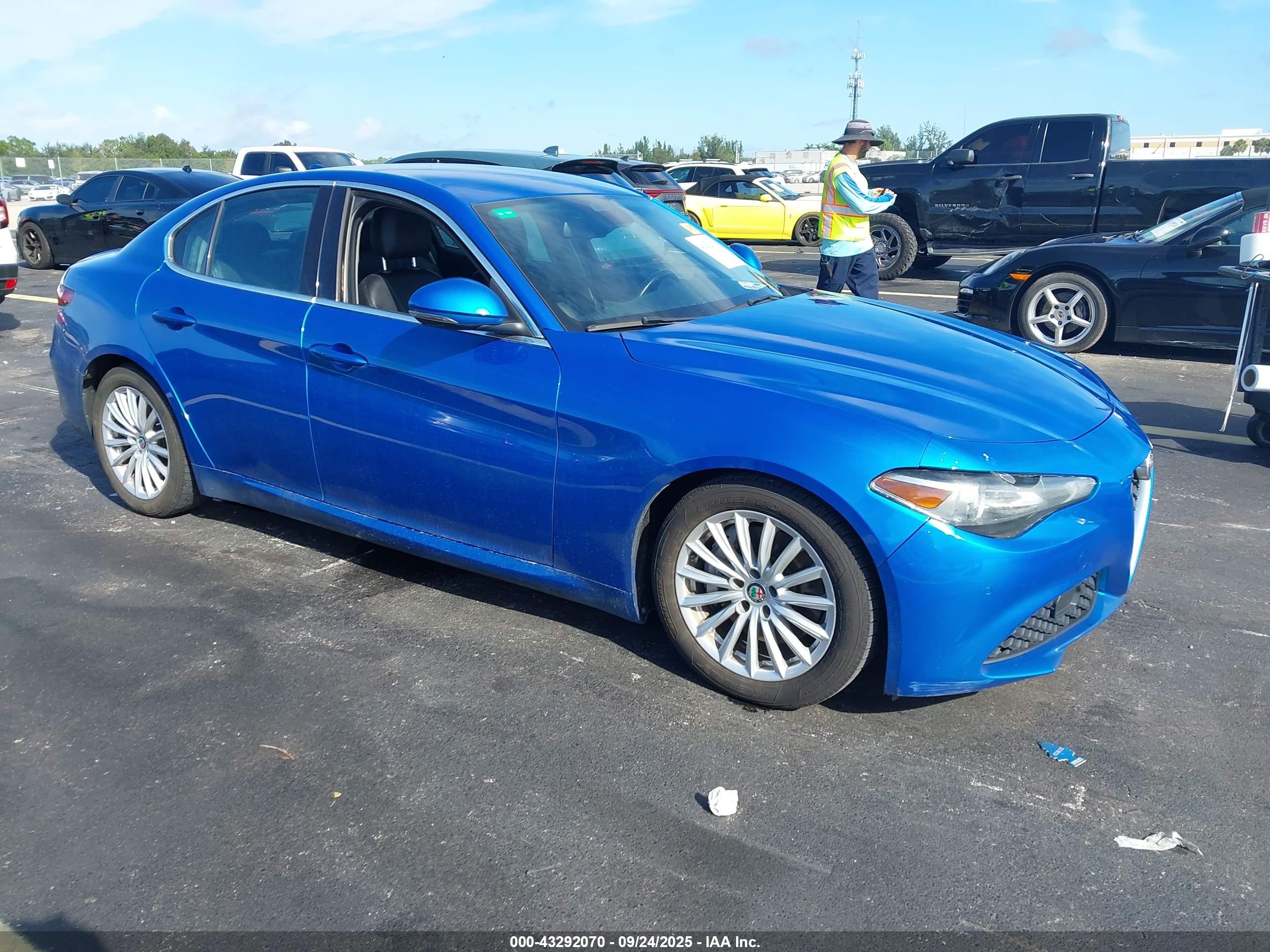 2021 Alfa Romeo Giulia, VIN ZARFAMAN7M7643120 — Water / flood
