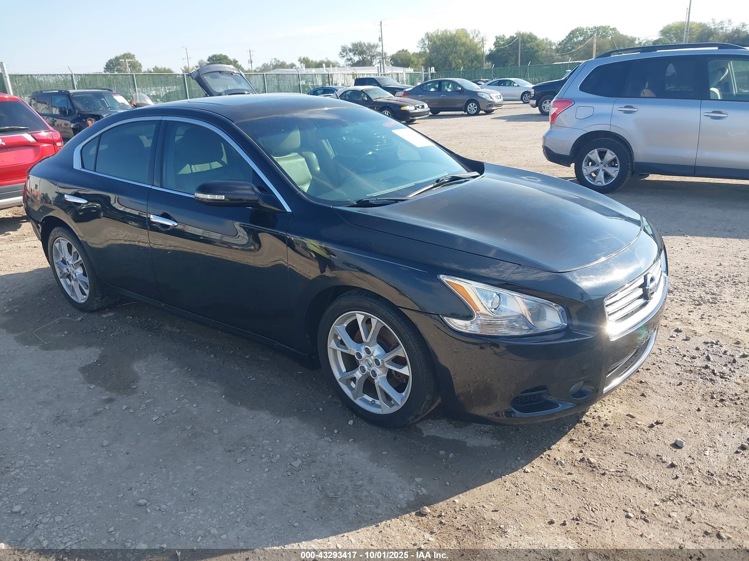2012 Nissan Maxima SV, VIN 1N4AA5AP4CC836283 — Зад