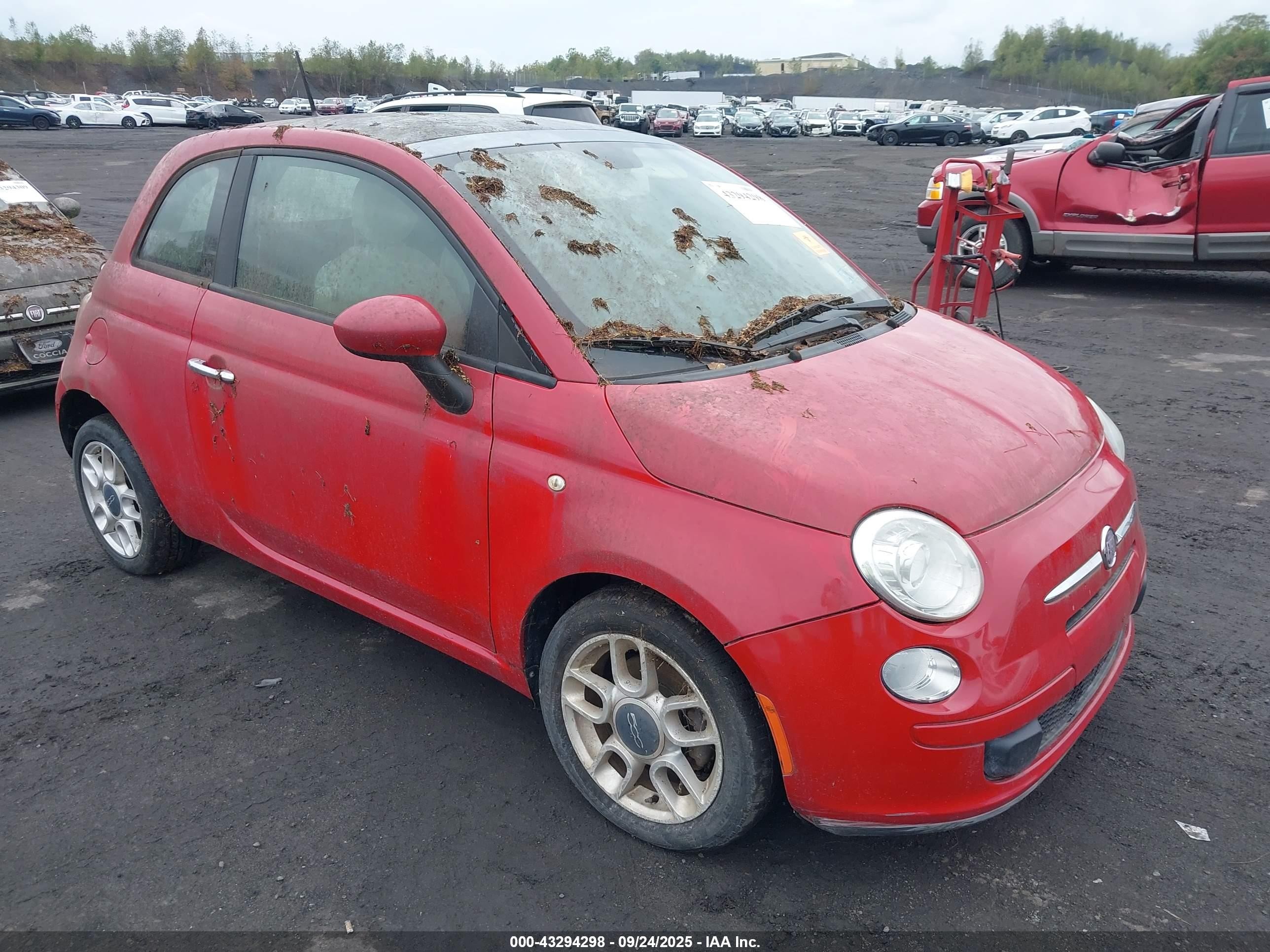 2012 FIAT 500 Pop, VIN 3C3CFFAR9CT287880 — Biohazard / chemical