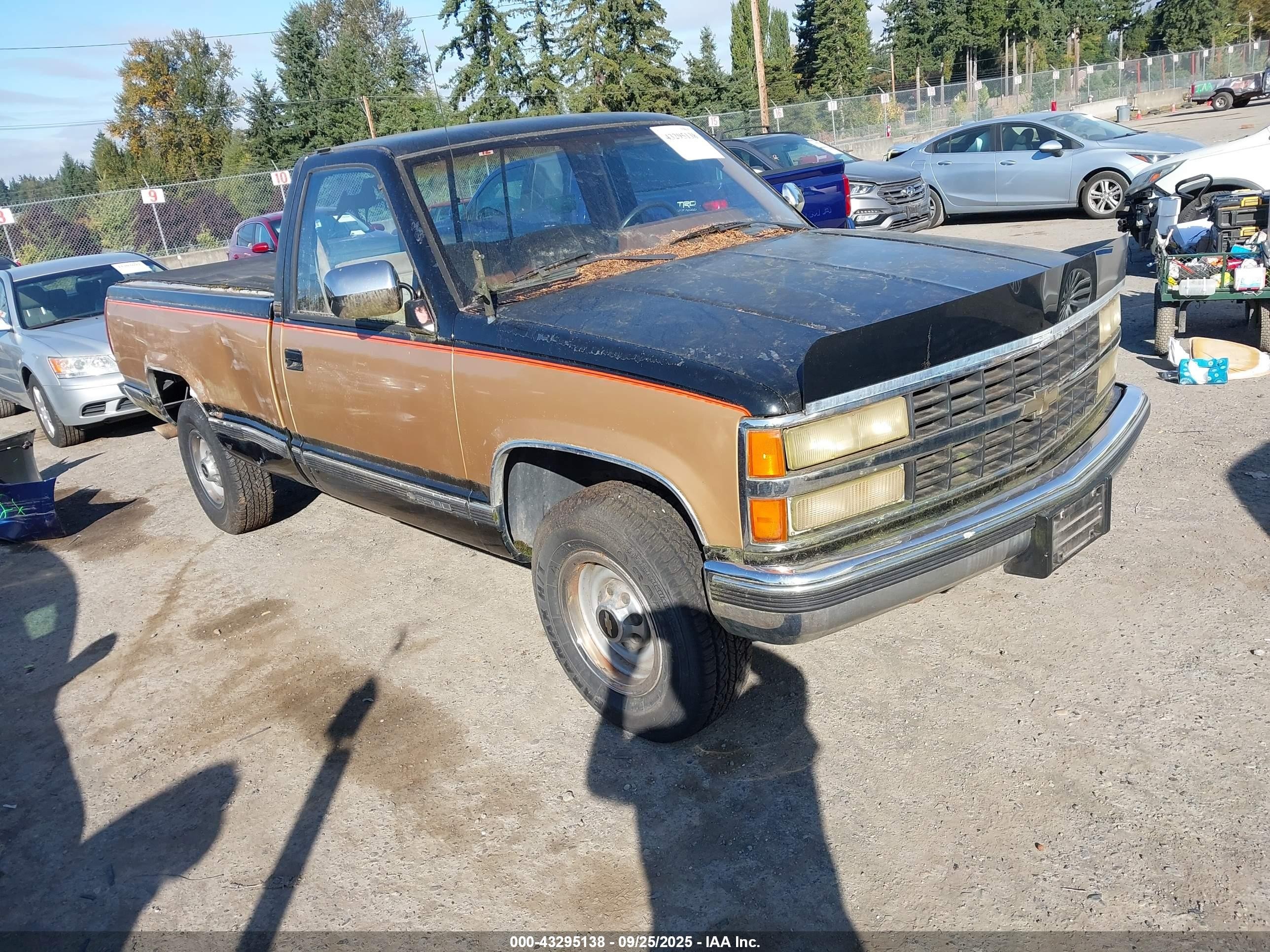 1990 Chevrolet Silverado 2500, VIN 1GCGC24K5LE122681 — Бок