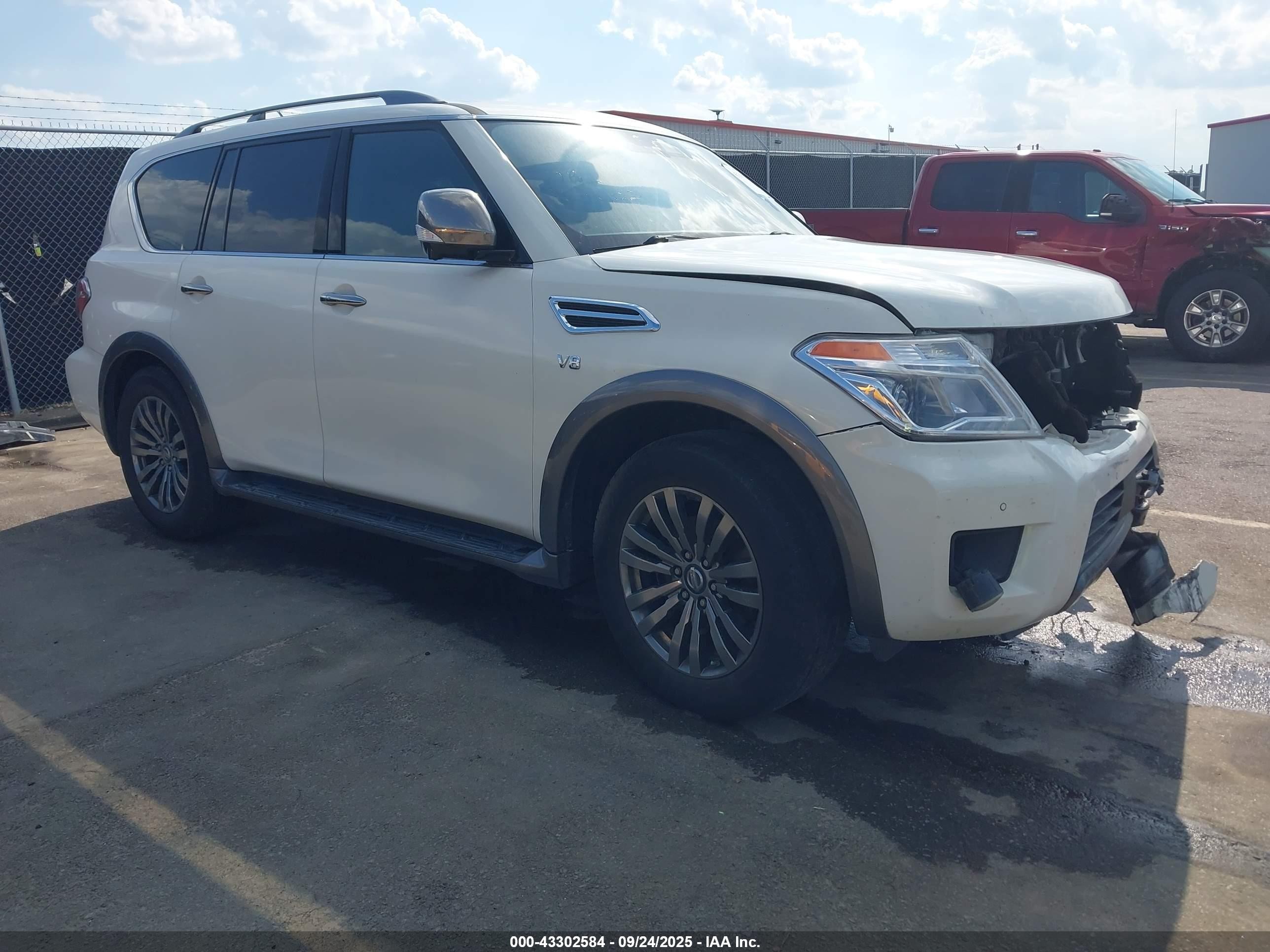 2018 Nissan Armada SV, VIN JN8AY2NC6J9556097 — Side