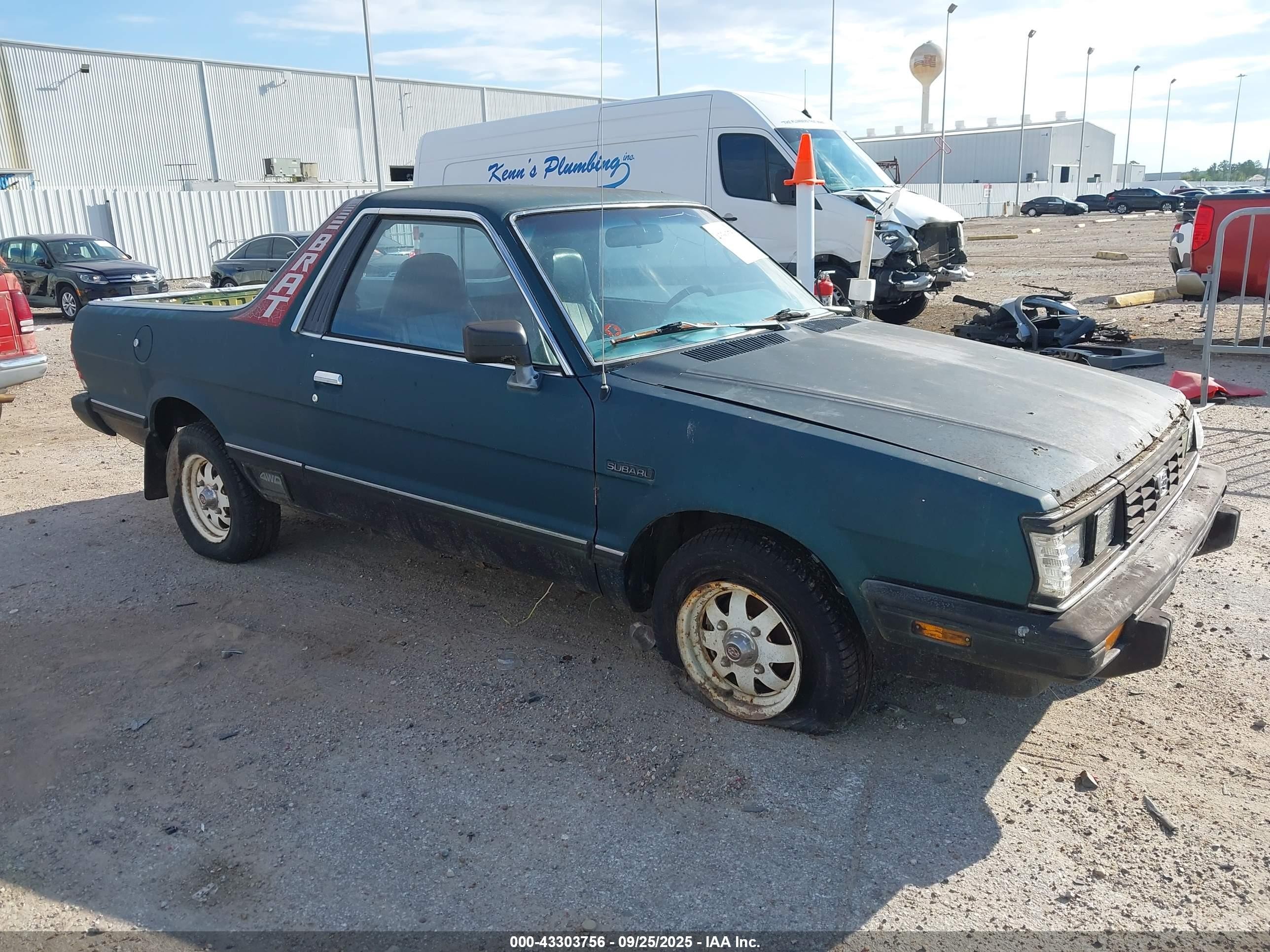 1984 Subaru Brat, VIN JF2AT53B6EF503950 — Normal wear