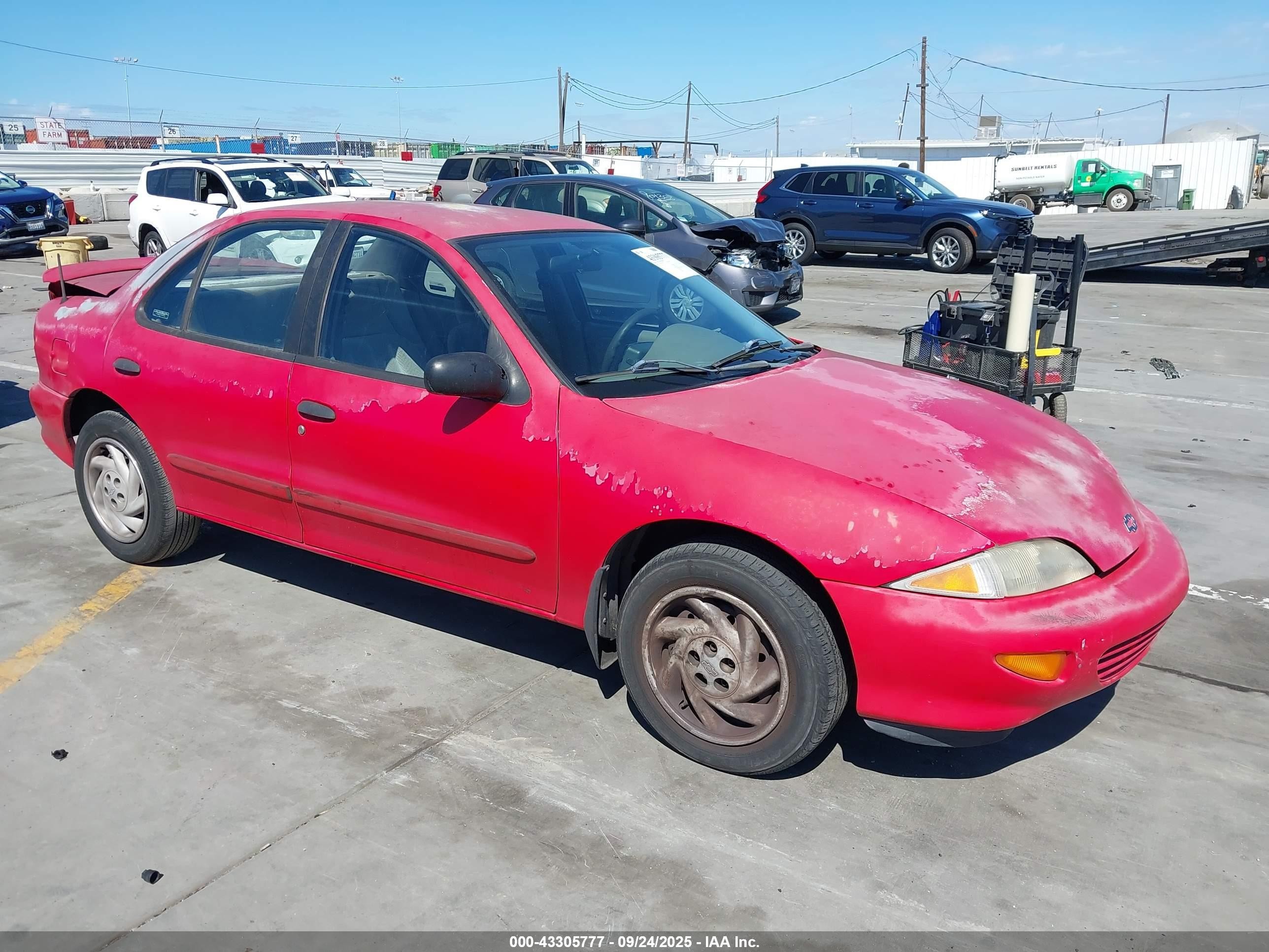1999 Chevrolet Cavalier LS, VIN 1G1JF5244X7117459 — Rear end