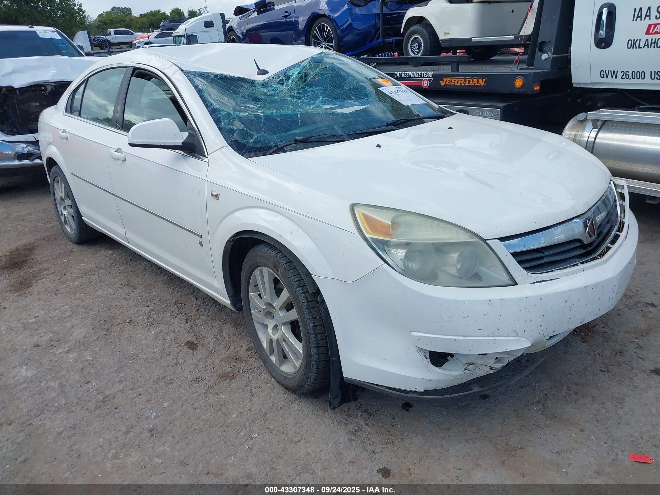 2007 Saturn Aura XE, VIN 1G8ZS57N07F139868 — Опрокидывание