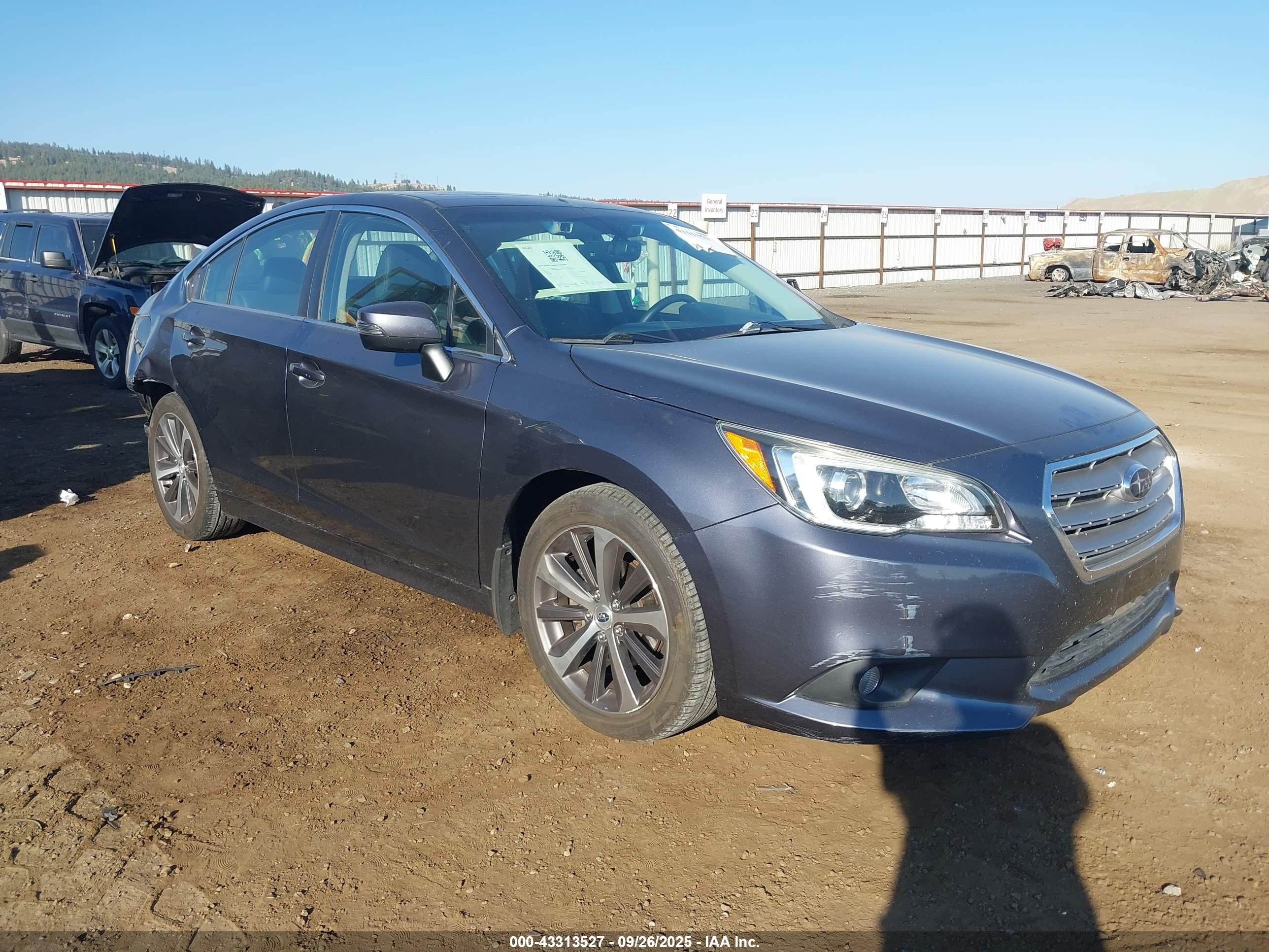 2017 Subaru Legacy Limited, VIN 4S3BNAN67H3007552 — Rear end