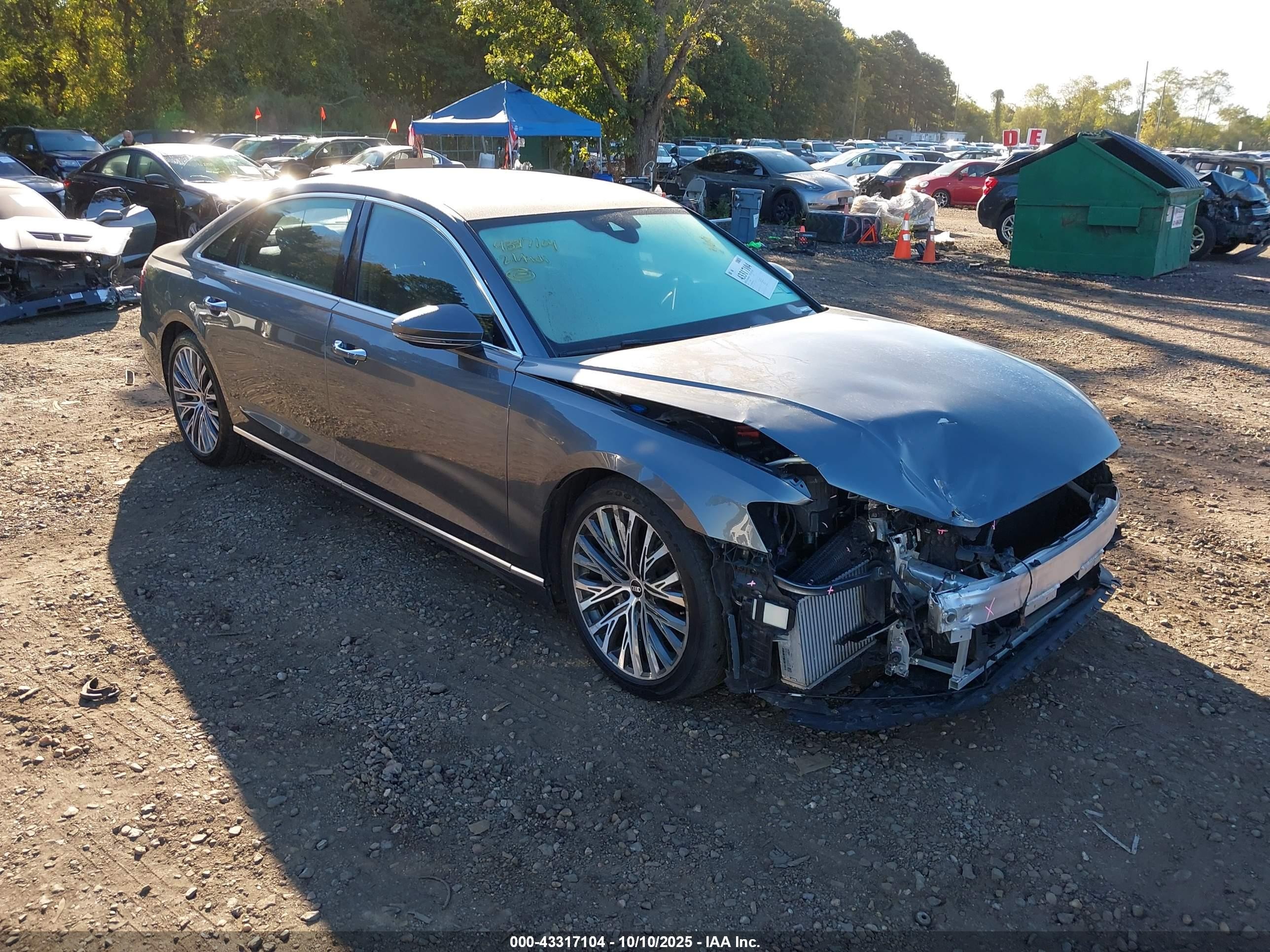 2021 Audi A8, VIN WAU8DAF83MN016306 — Front end