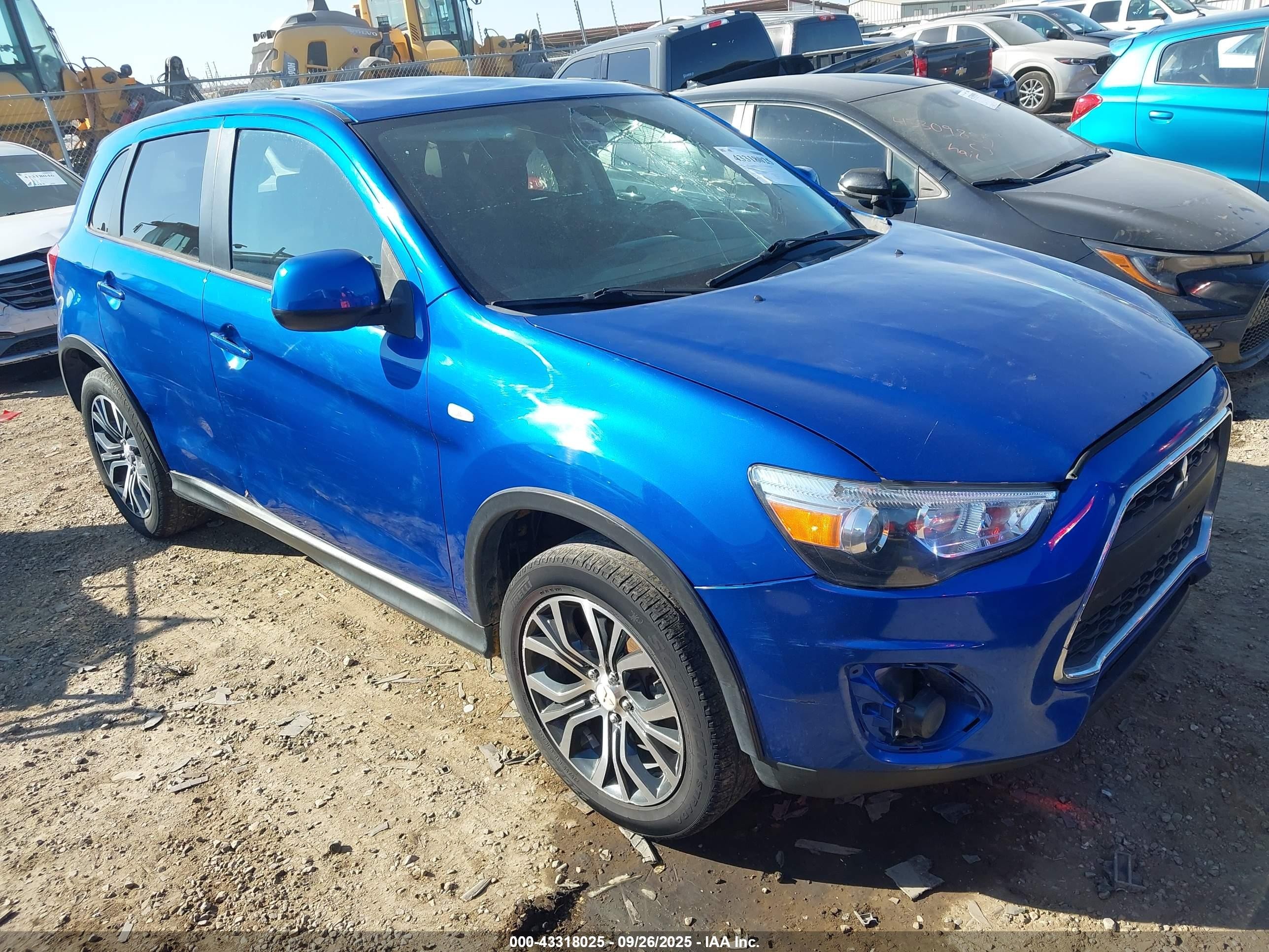 2015 Mitsubishi Outlander ES, VIN 4A4AP3AW7FE057417 — Storm