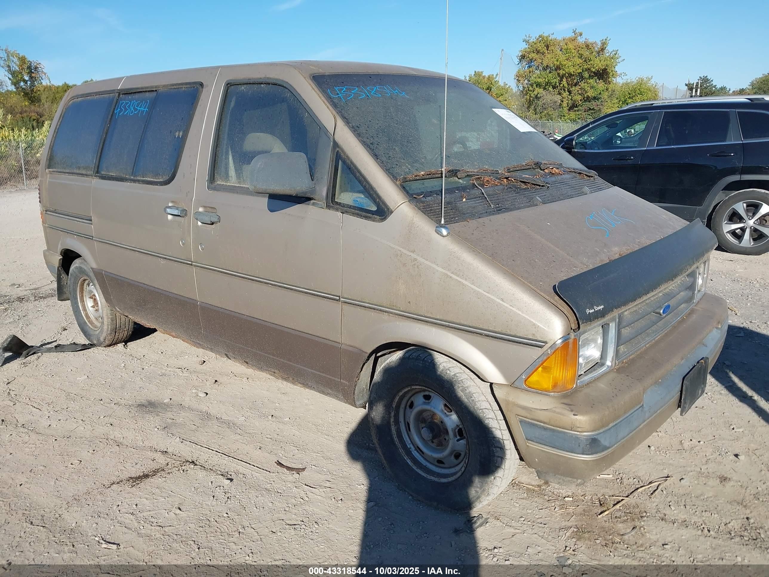 1991 Ford Aerostar, VIN 1FMCA11U8MZA65726 — All over