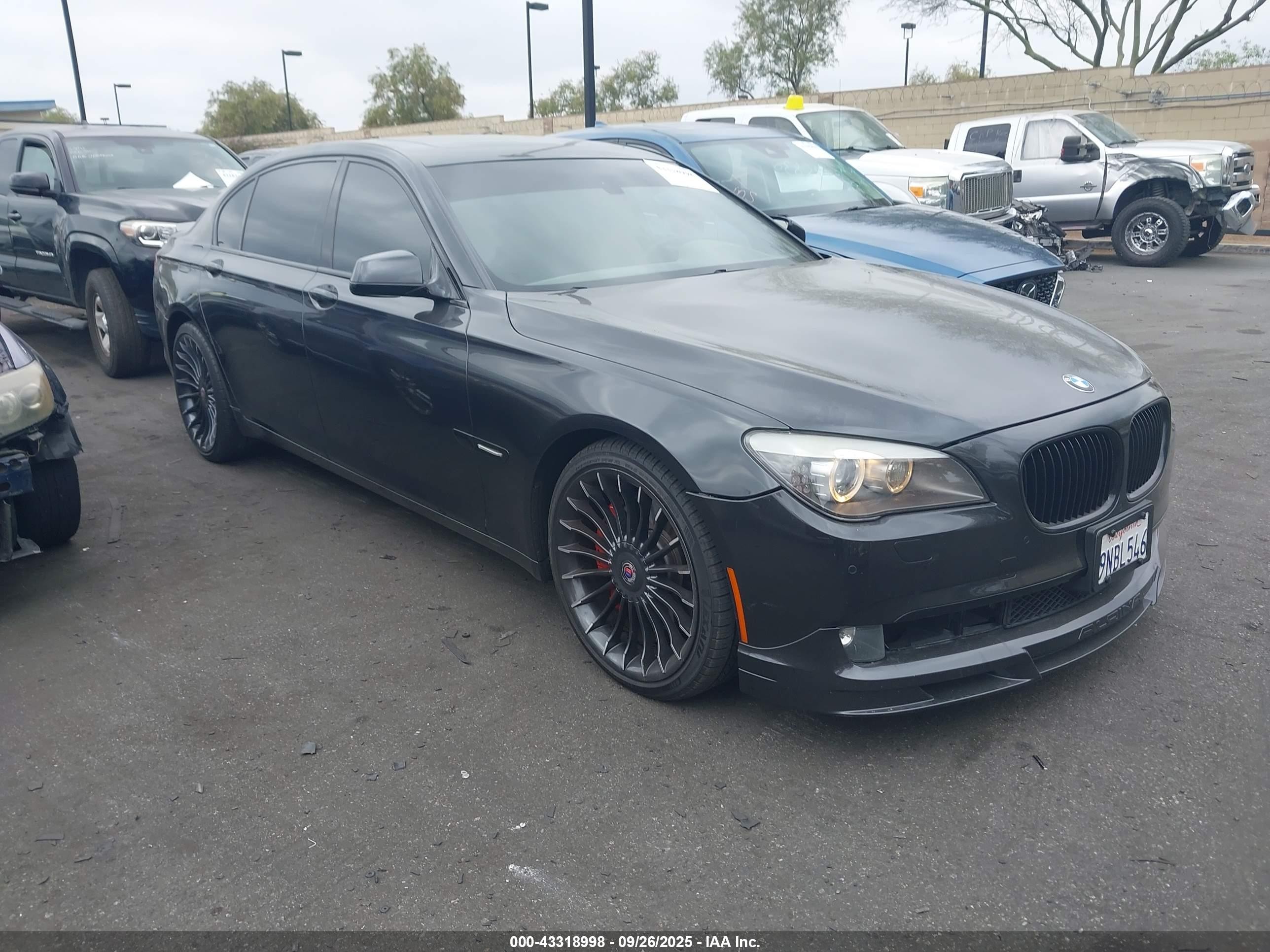 2011 BMW 7 Series 750Li, VIN WBAKB8C5XBC447863 — Undercarriage