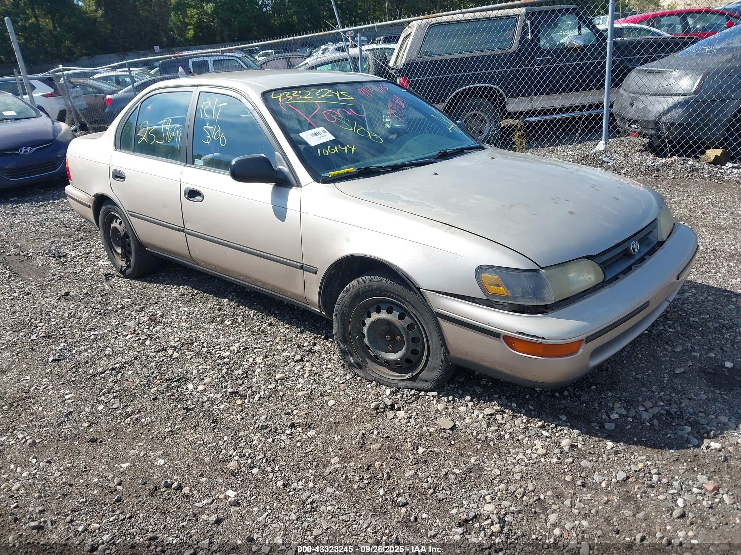 1995 Toyota Corolla DX, VIN 2T1AE09B0SC106144 — All over