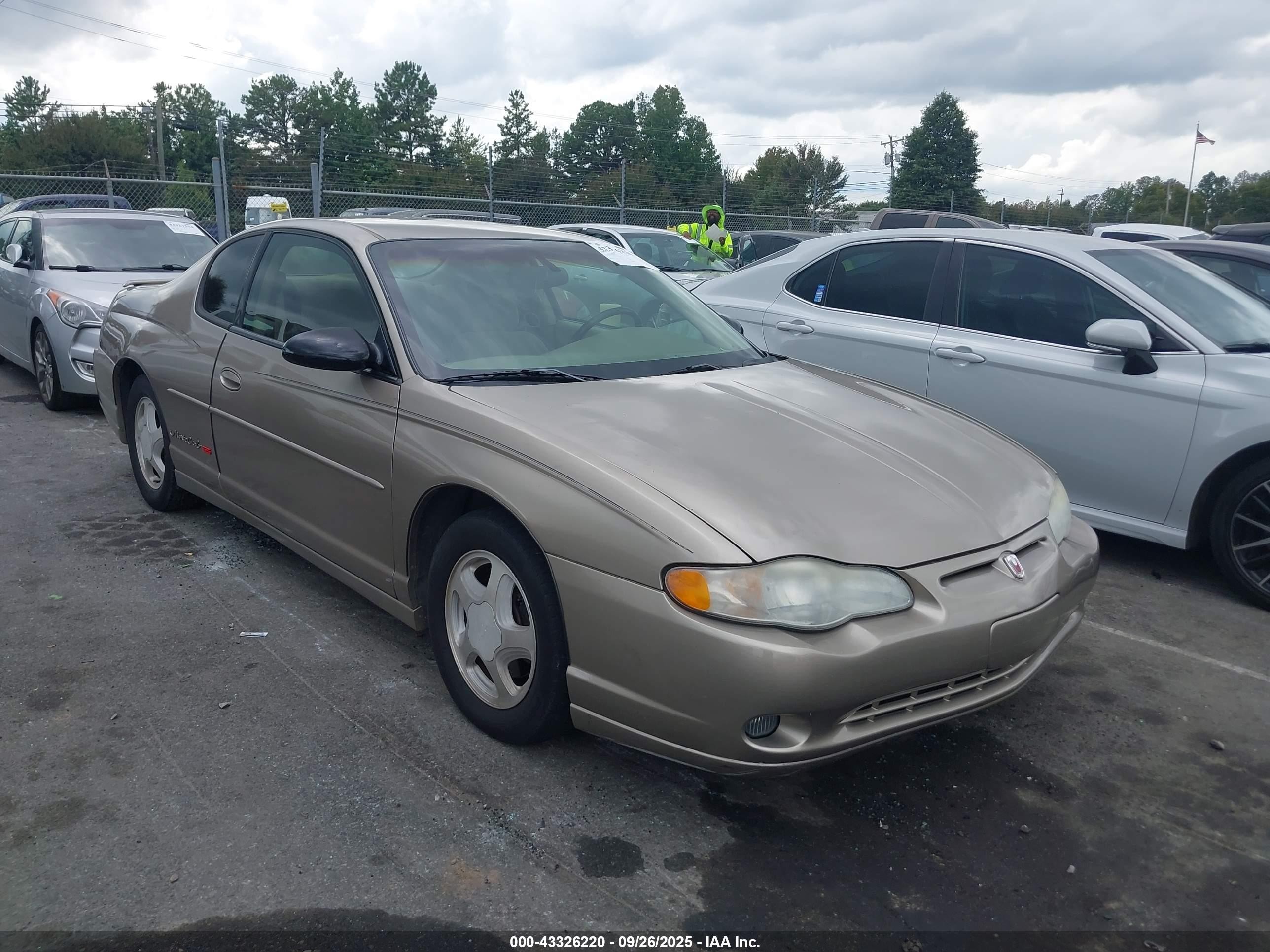 2003 Chevrolet Monte Carlo SS, VIN 2G1WX12K239198657 — Normal wear