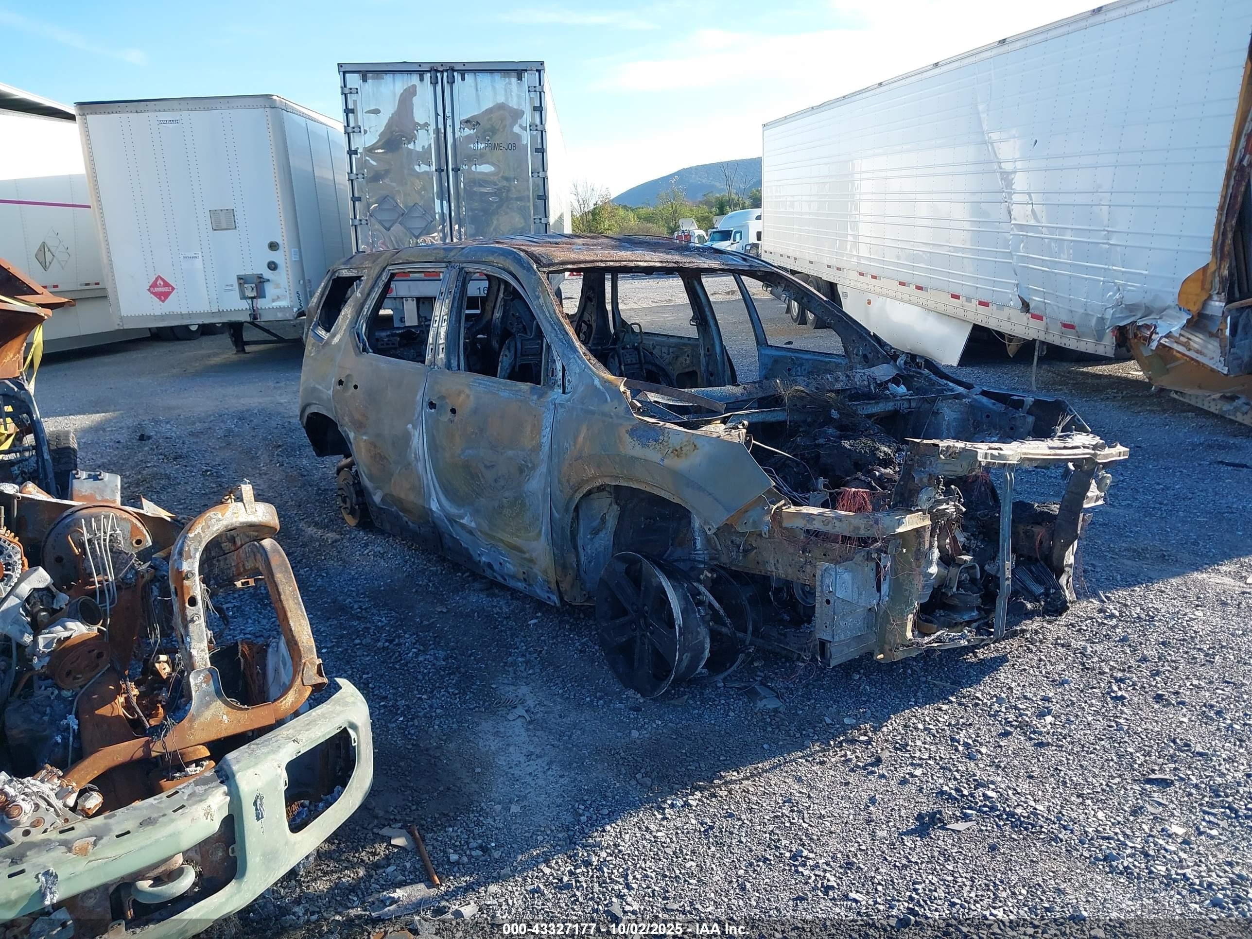 2025 Honda Pilot EX-L, VIN 5FNYG1H48SB027690 — Burn
