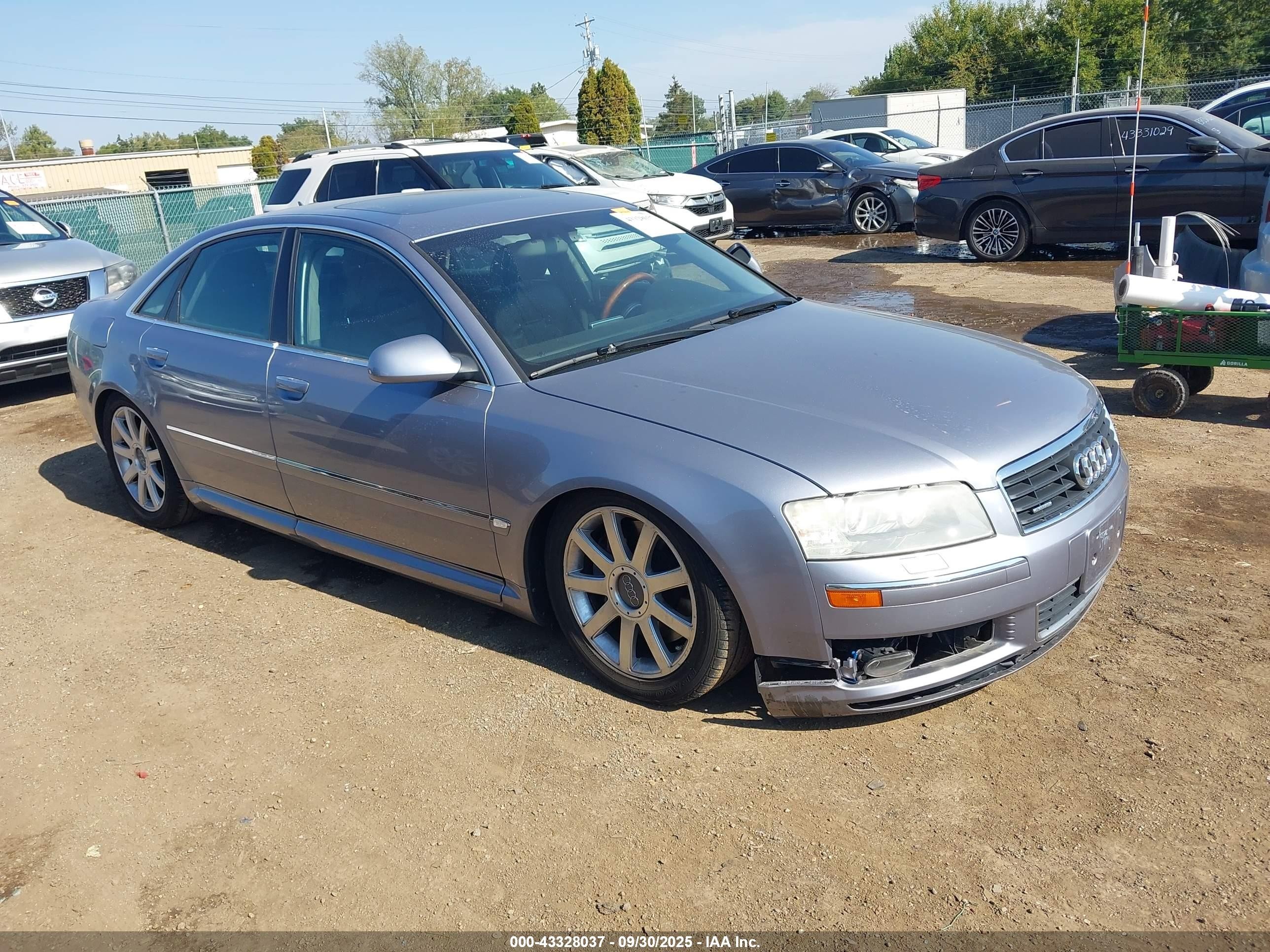2005 Audi A8 4.2L, VIN WAULL44E95N009434 — Front end