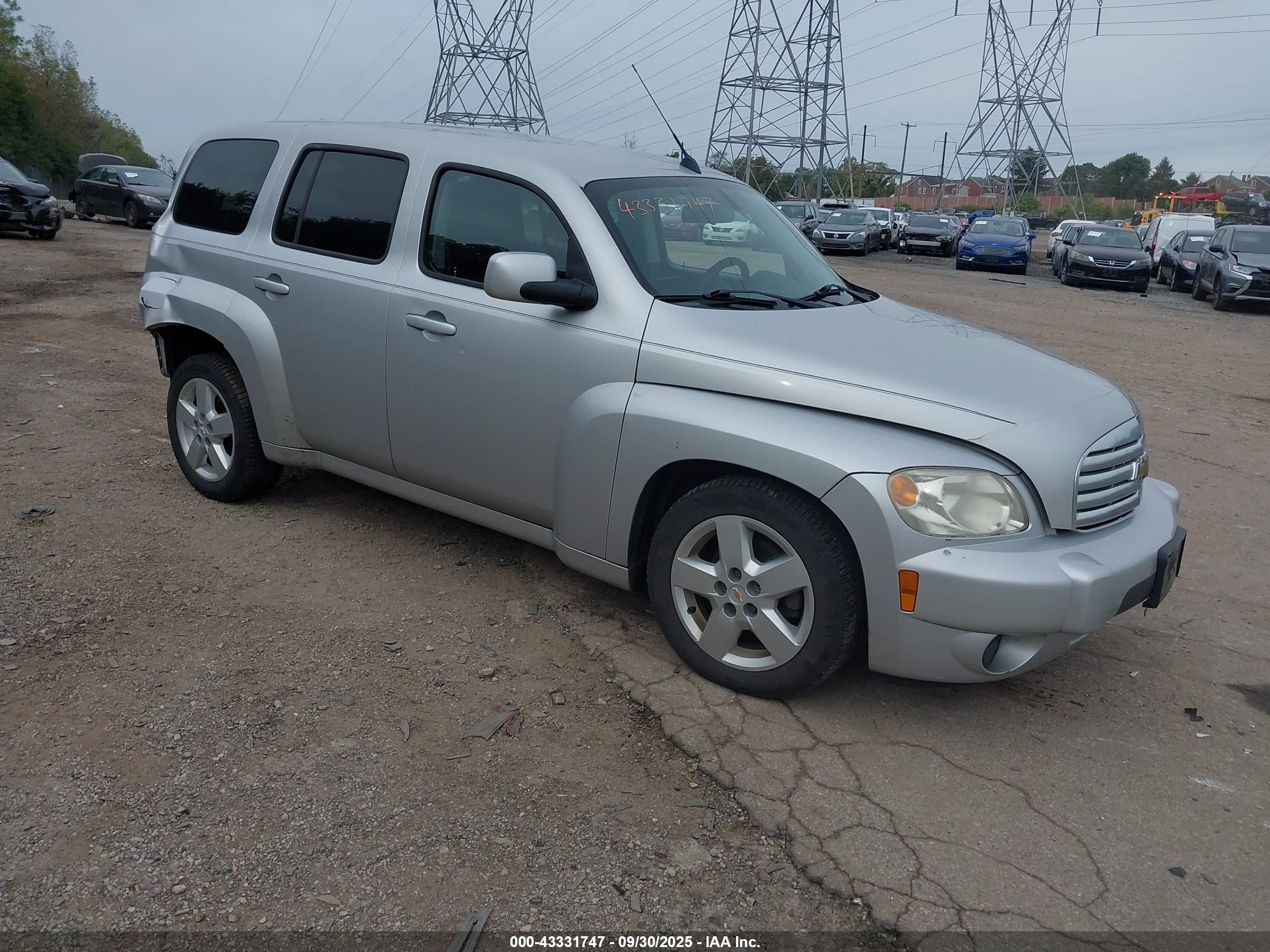 2011 Chevrolet HHR 1LT, VIN 3GNBABFW2BS501424 — Rear end