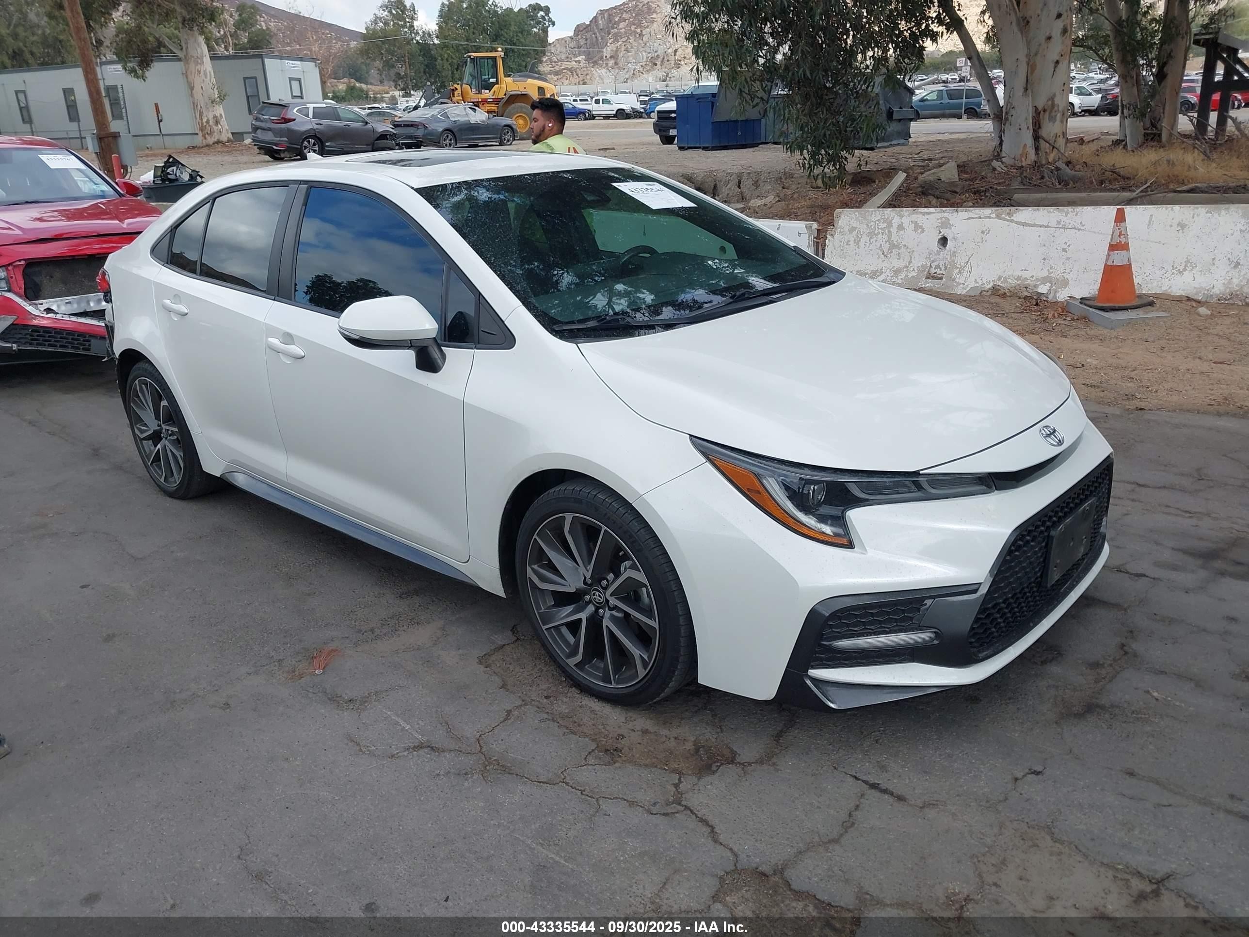 2021 Toyota Corolla SE, VIN 5YFP4MCE7MP058314 — Rear end