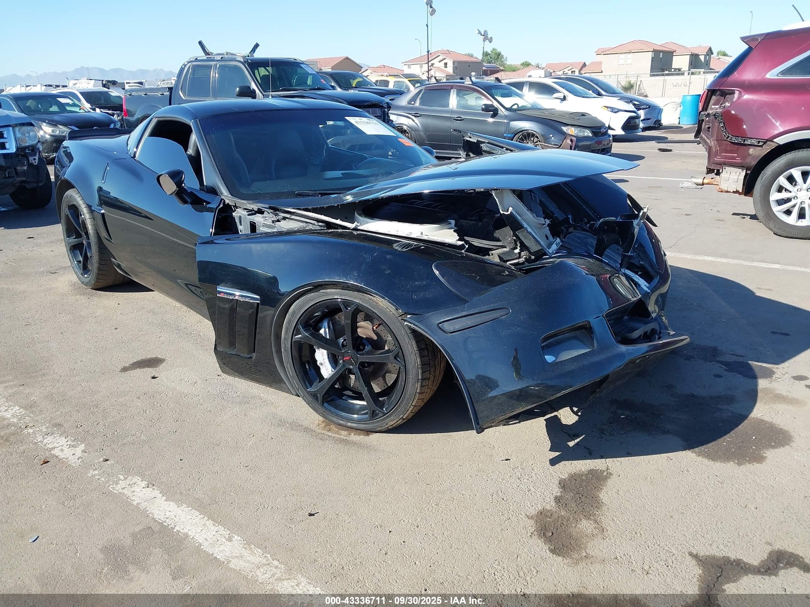 2010 Chevrolet Corvette Z16 Grand Sport 3LT, VIN 1G1YW2DW7A5106860 — Front end