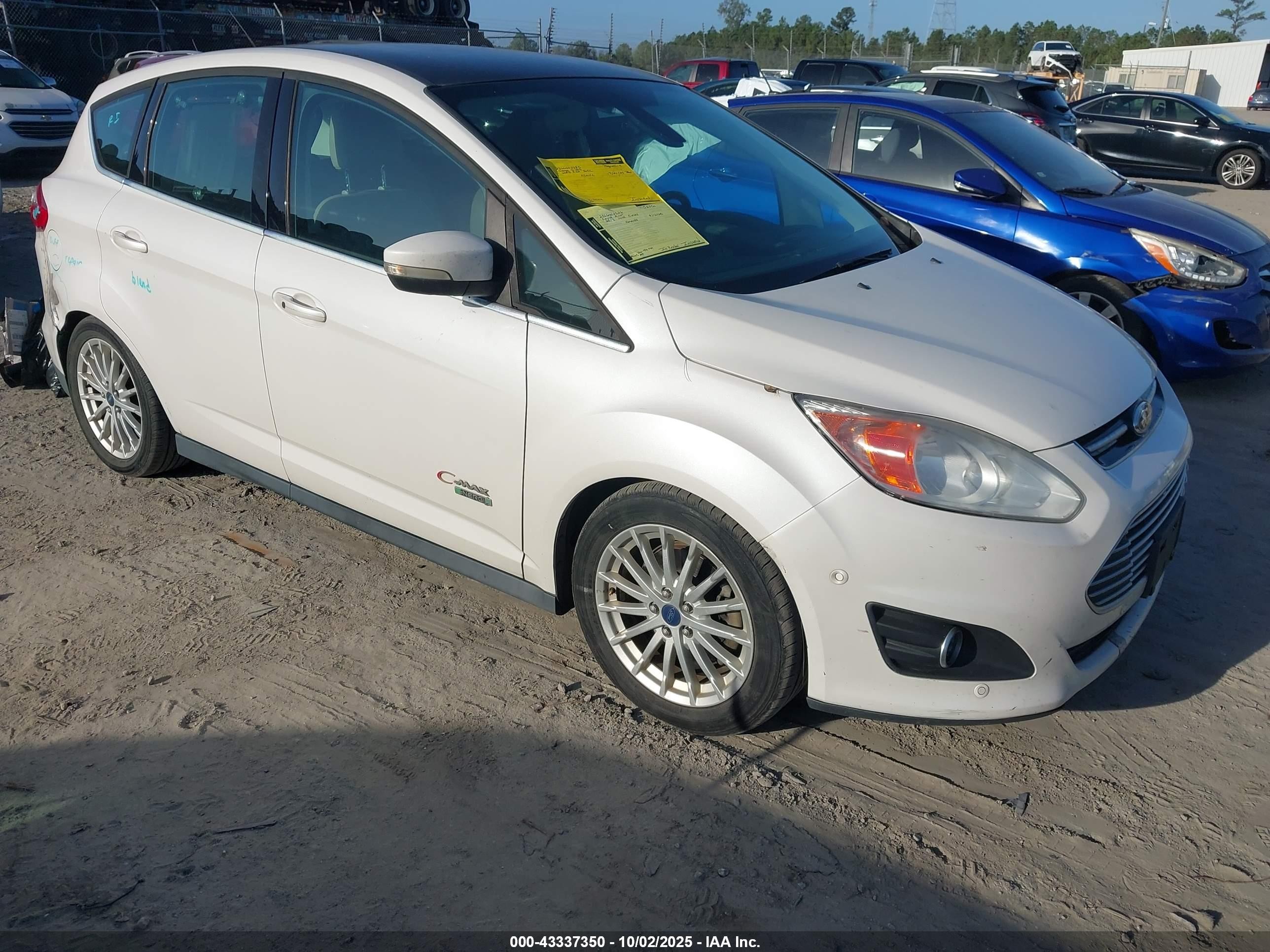 2013 Ford C-Max SEL, VIN 1FADP5CU8DL552087 — Rear end