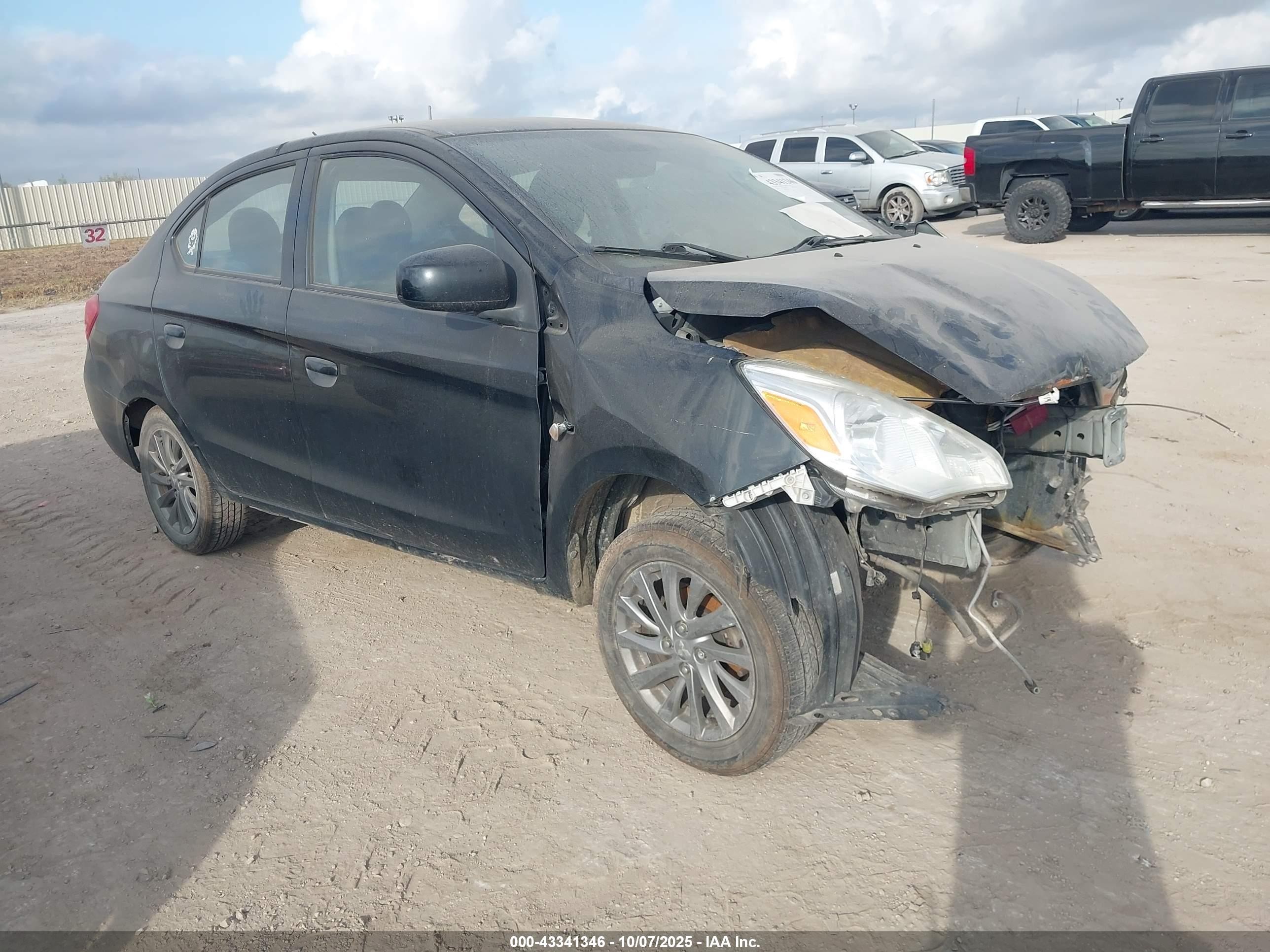 2018 Mitsubishi Mirage ES, VIN ML32F3FJ5JHF10409 — Repossession