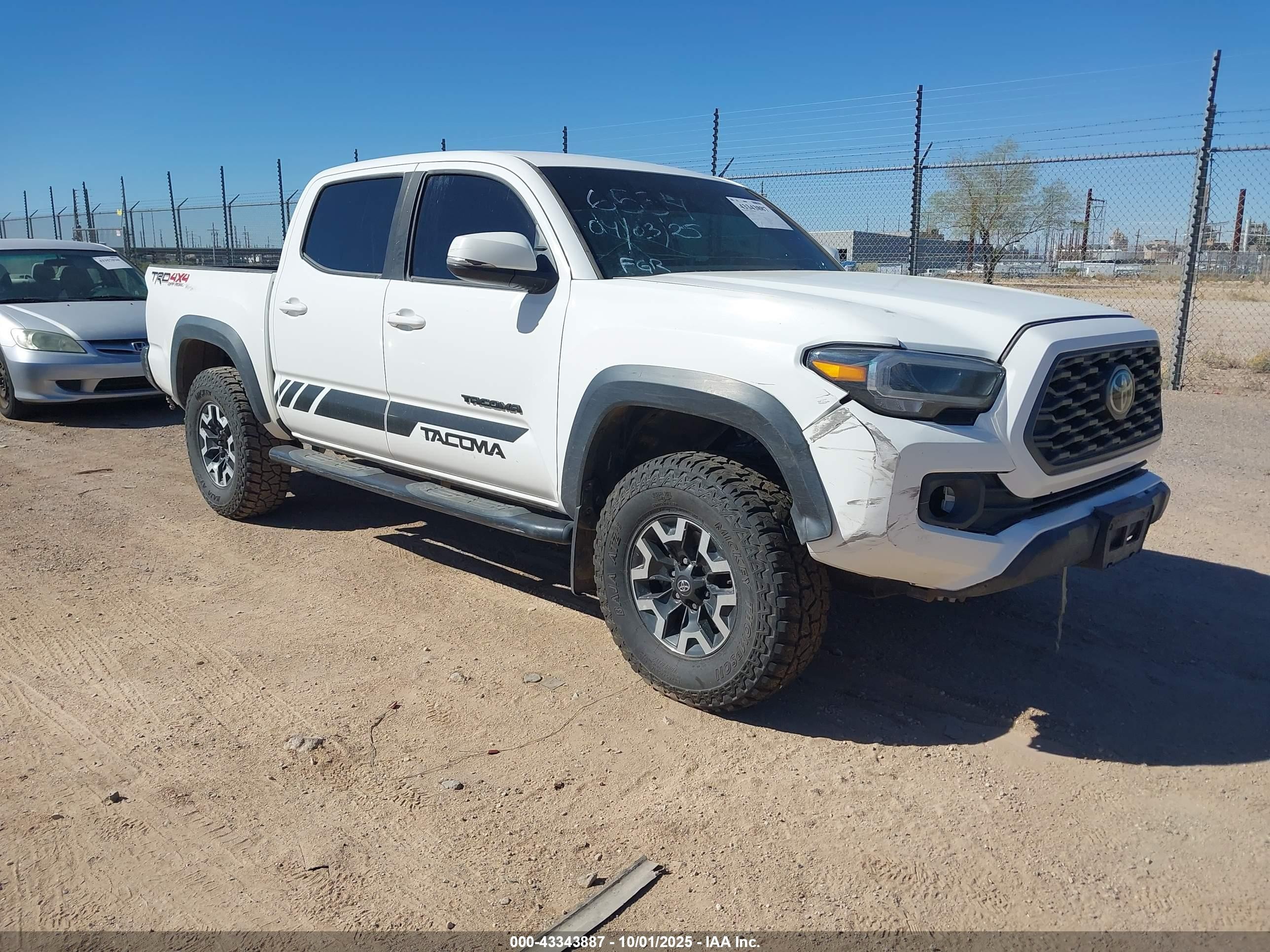 2023 Toyota Tacoma SR, VIN 3TMCZ5AN8PM639793 — Theft recovery