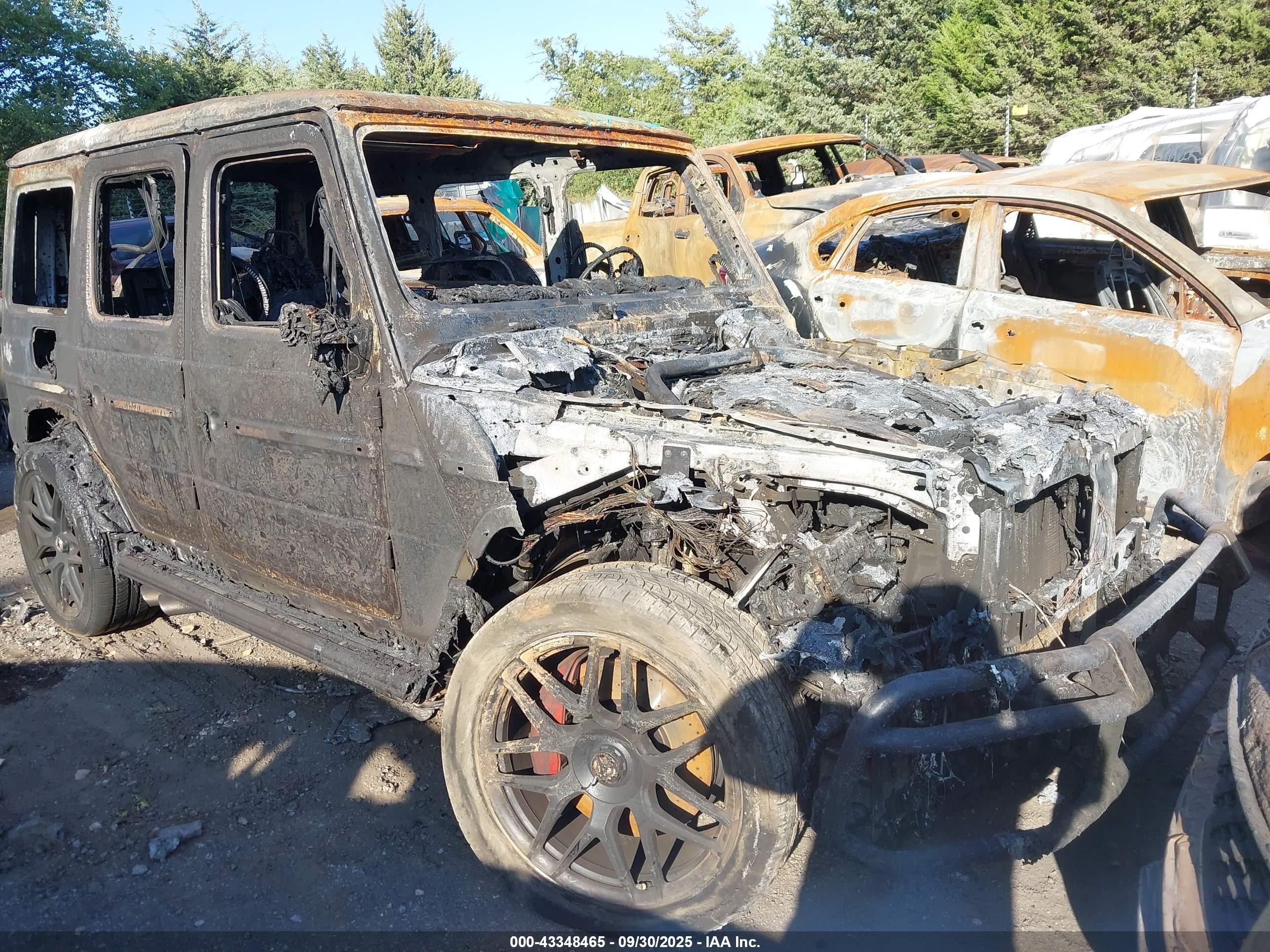 2024 Mercedes-Benz G 63 AMG, VIN W1NYC7HJ0RX504724 — Burn