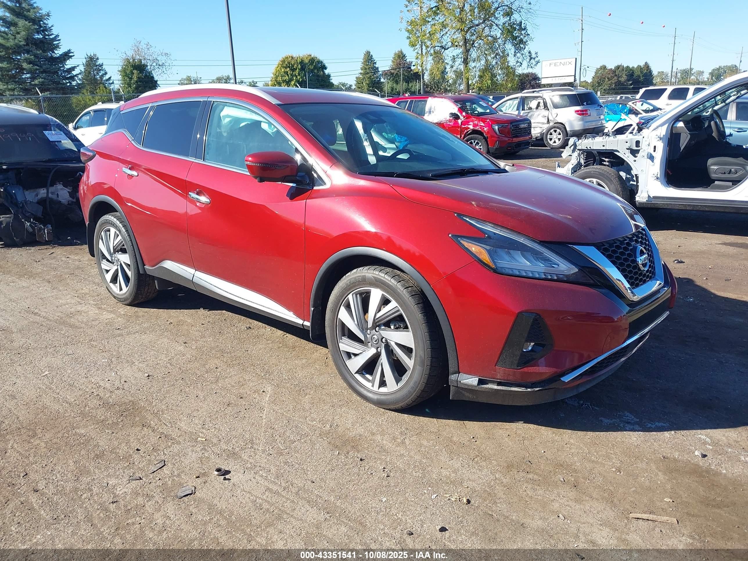 2020 Nissan Murano SL, VIN 5N1AZ2CS5LN176094 — Front end