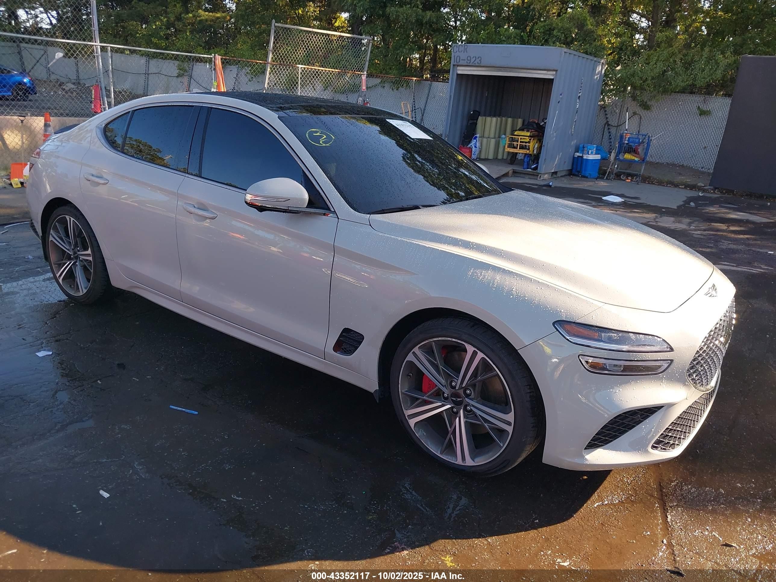 2024 Genesis G70 Sport Advanced, VIN KMTG54SE9RU139518 — Water / flood
