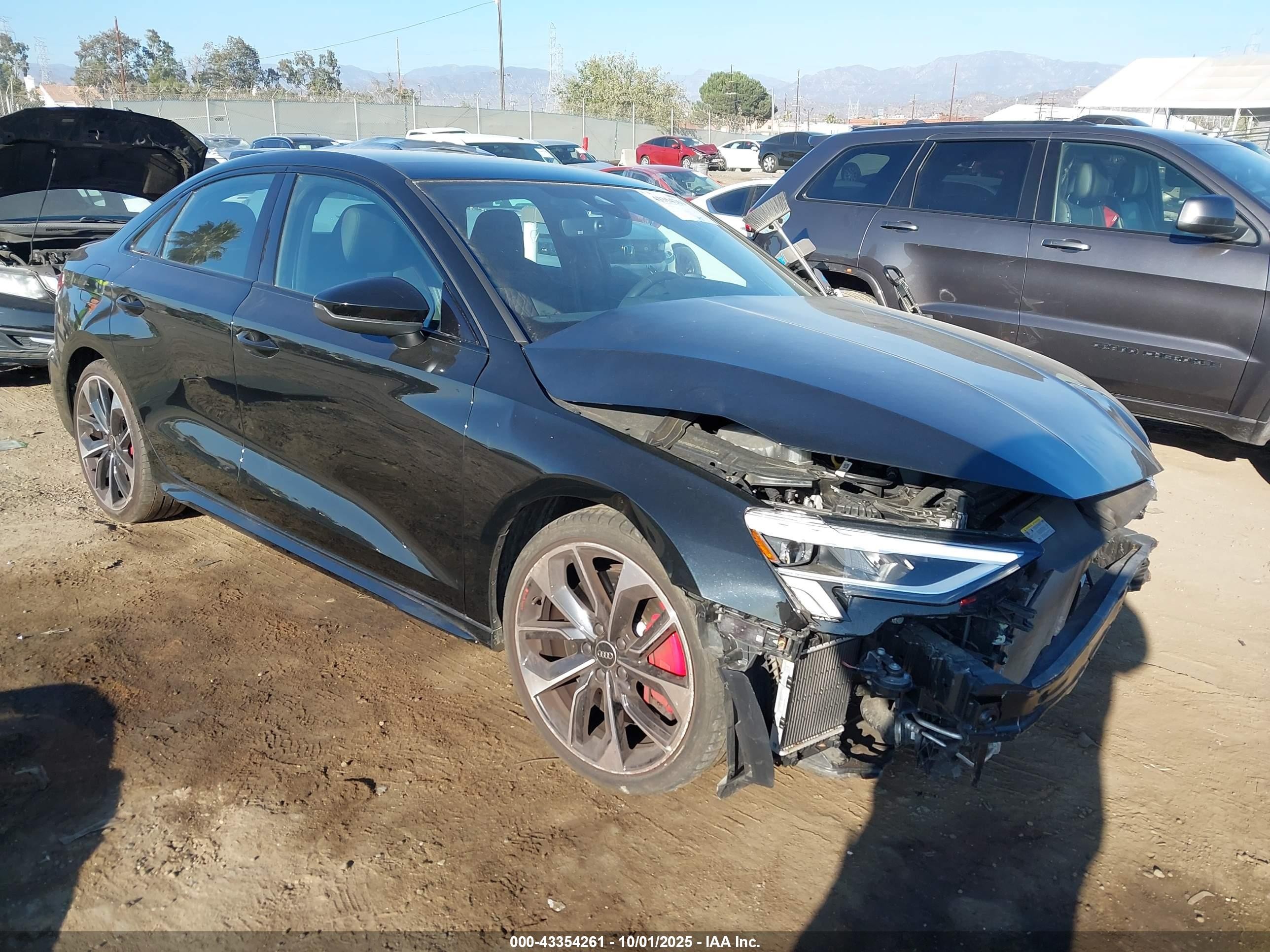 2024 Audi S3 Premium Plus, VIN WAUH3DGY2RA008750 — Перед