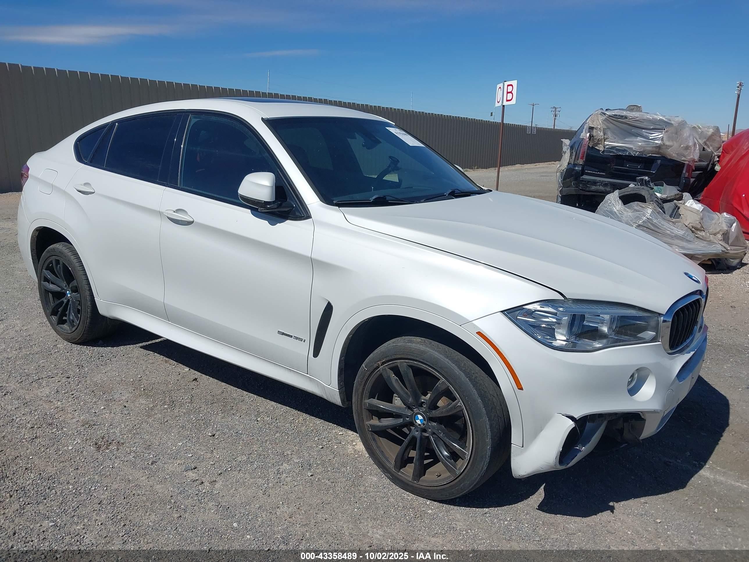 2018 BMW X6 sDrive35i, VIN 5UXKU0C5XJ0G92632 — Stripped