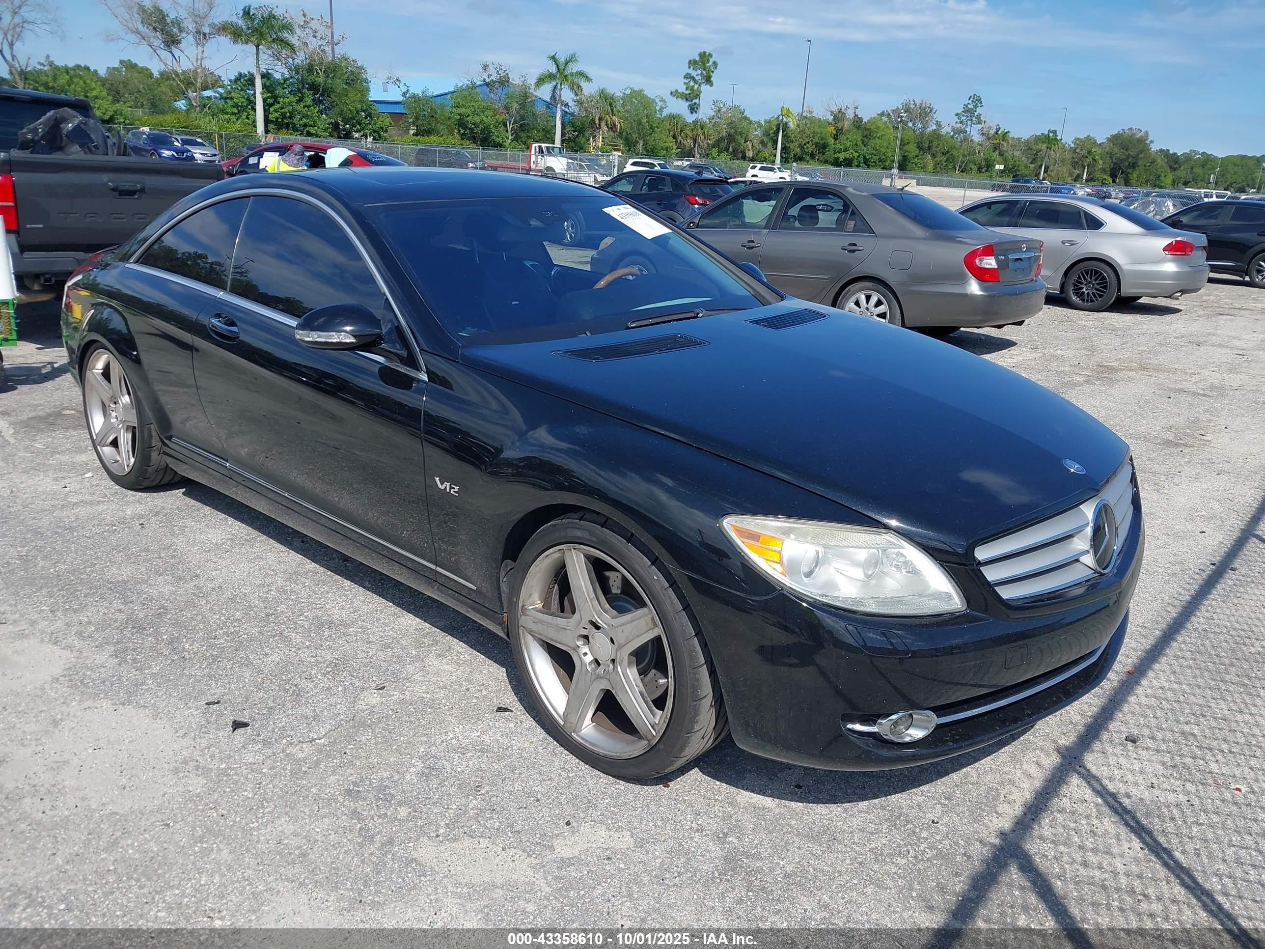 2009 Mercedes-Benz CL V12, VIN WDDEJ76X69A020654 — Water / flood