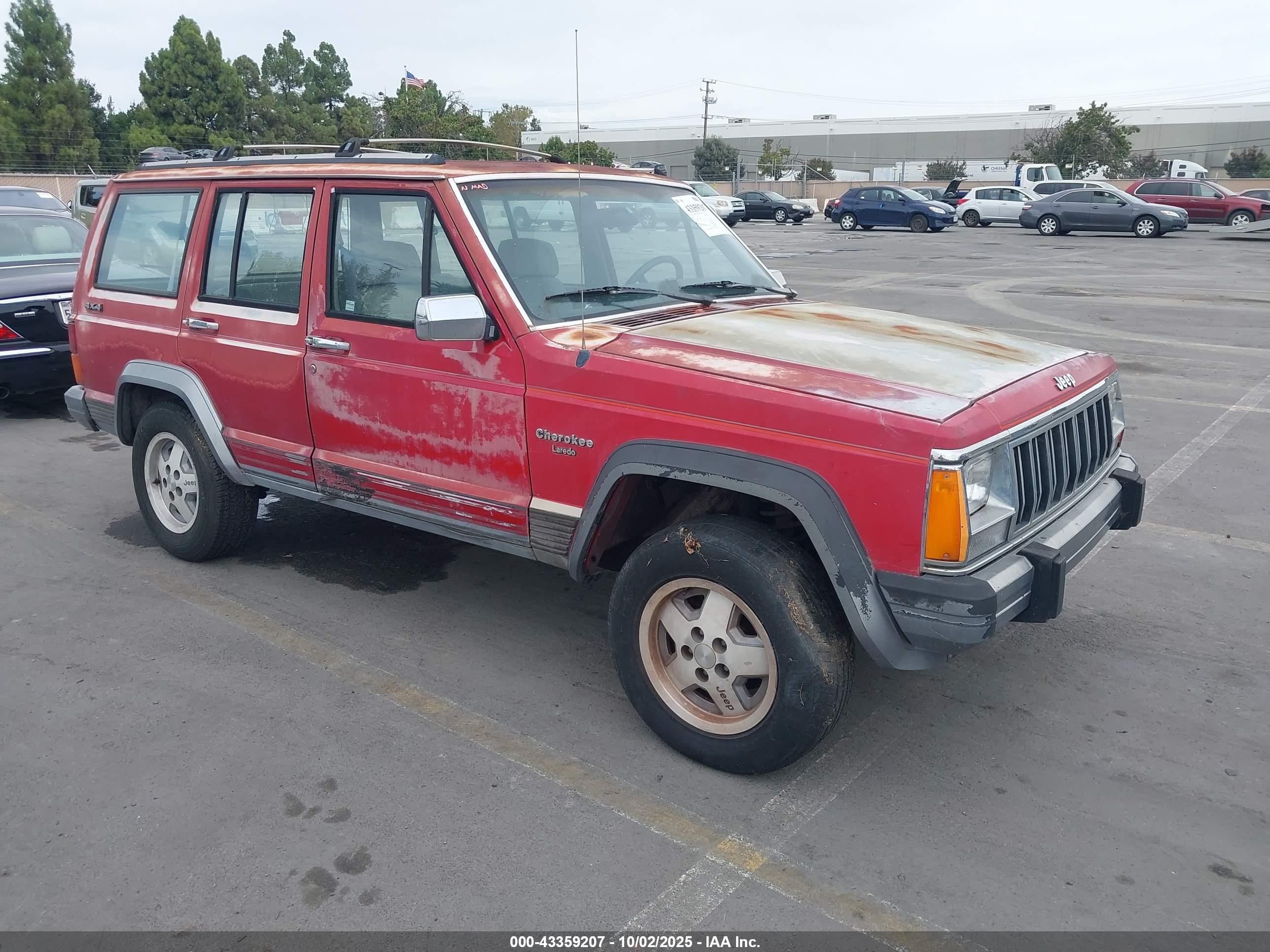 1991 Jeep Cherokee, VIN 1J4FJ58S3ML559759 — Normal wear