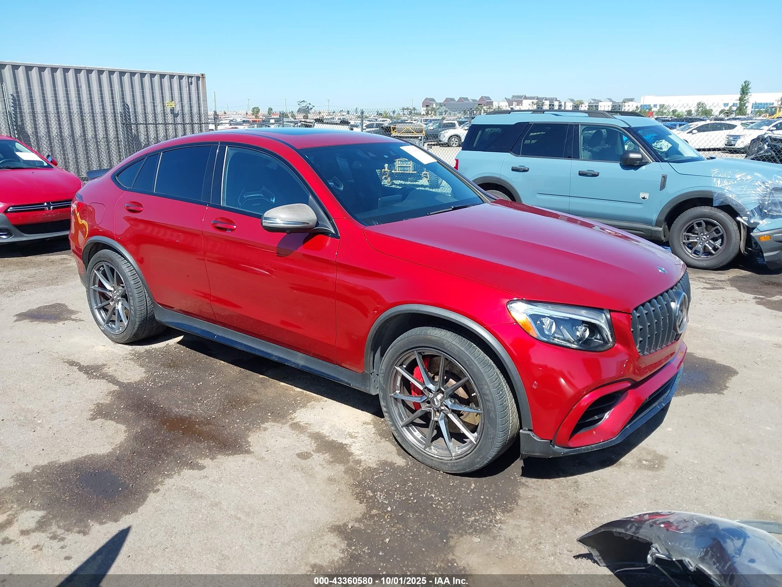 2019 Mercedes-Benz GLC 63 S AMG, VIN WDC0J8KB4KF497431 — Front end
