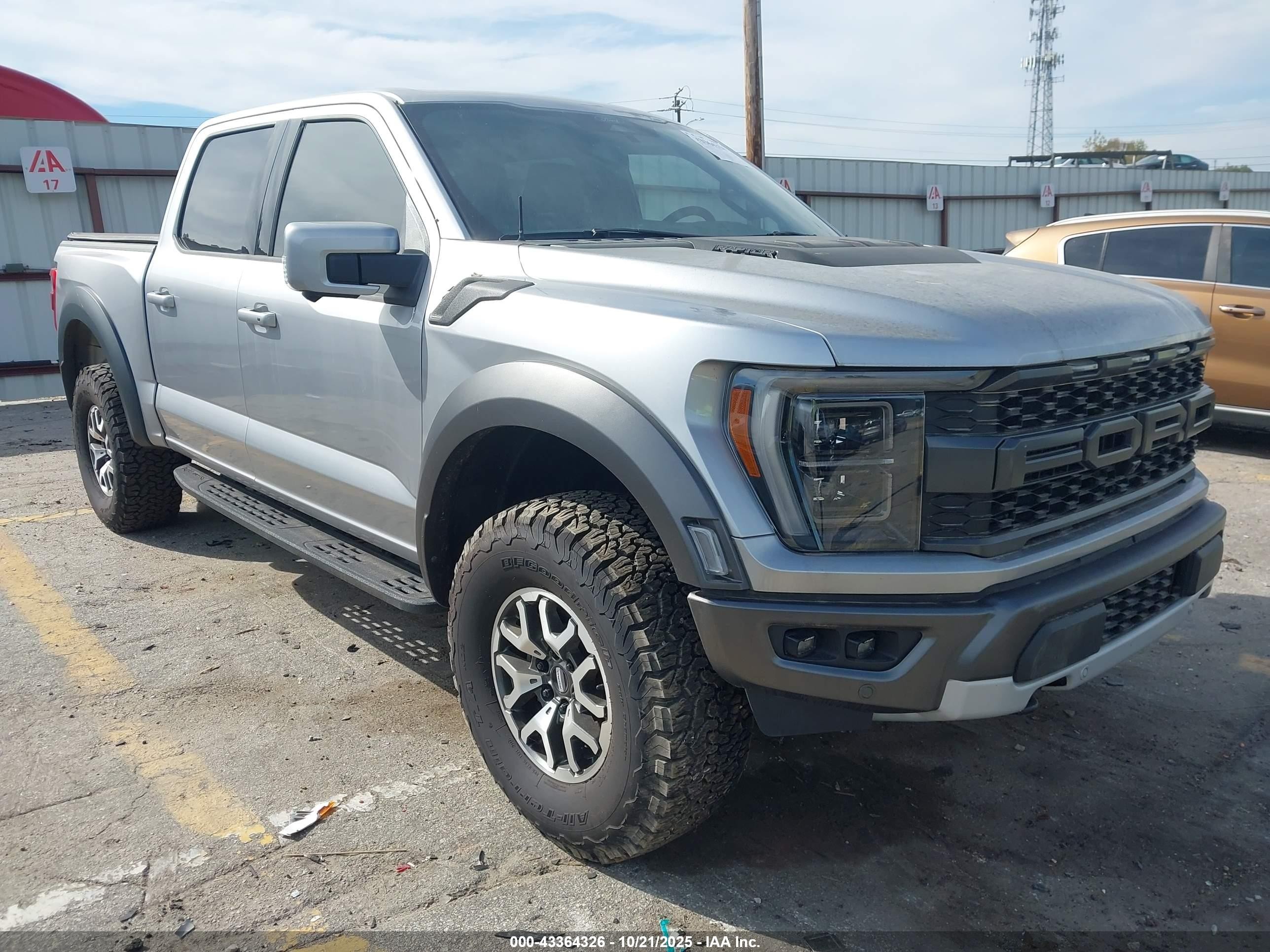2022 Ford F-150 Raptor, VIN 1FTFW1RG4NFB91683 — Not stated