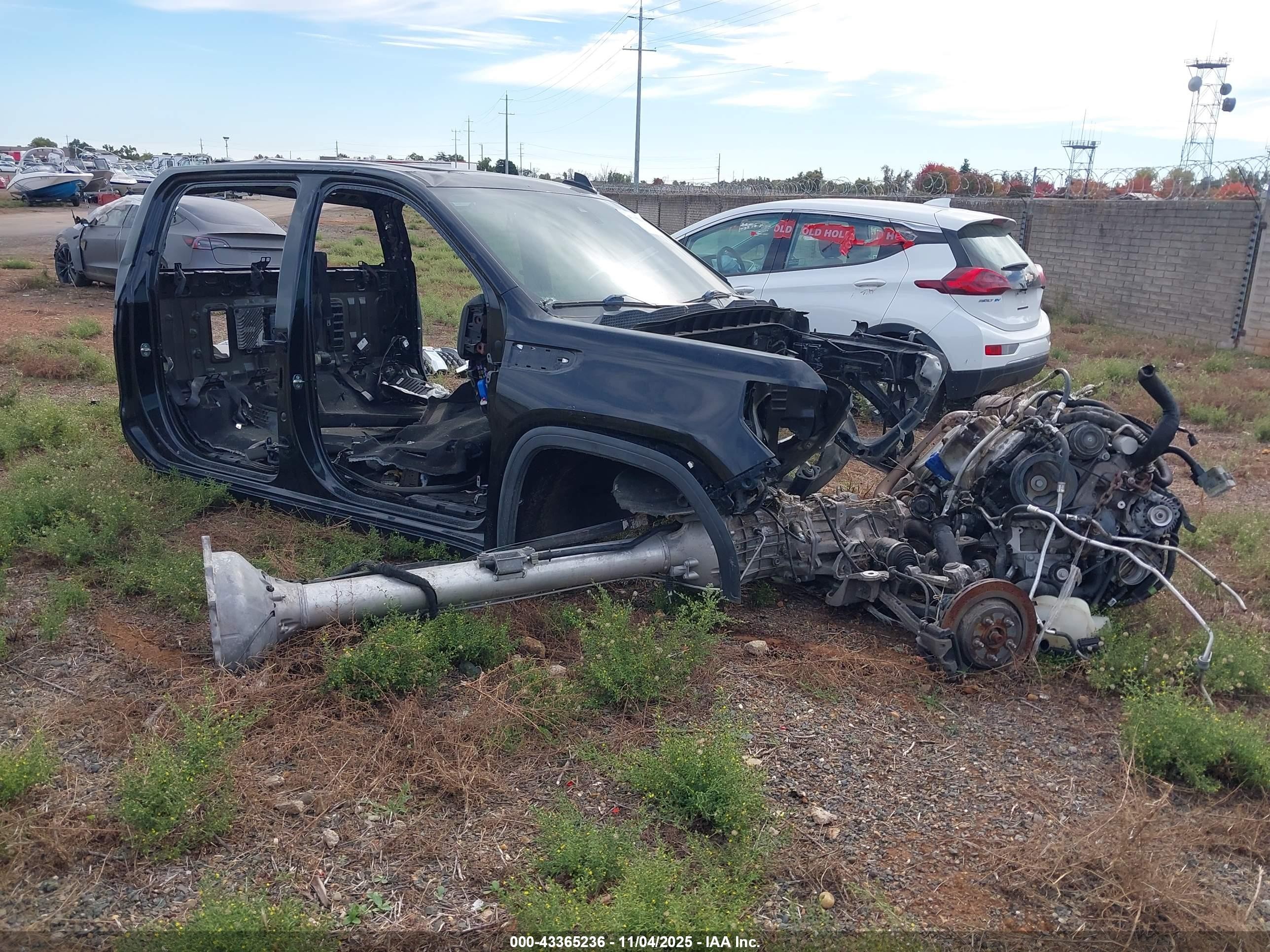 2019 GMC Sierra 1500 Denali, VIN 1GTU9FELXKZ121565 — Stripped
