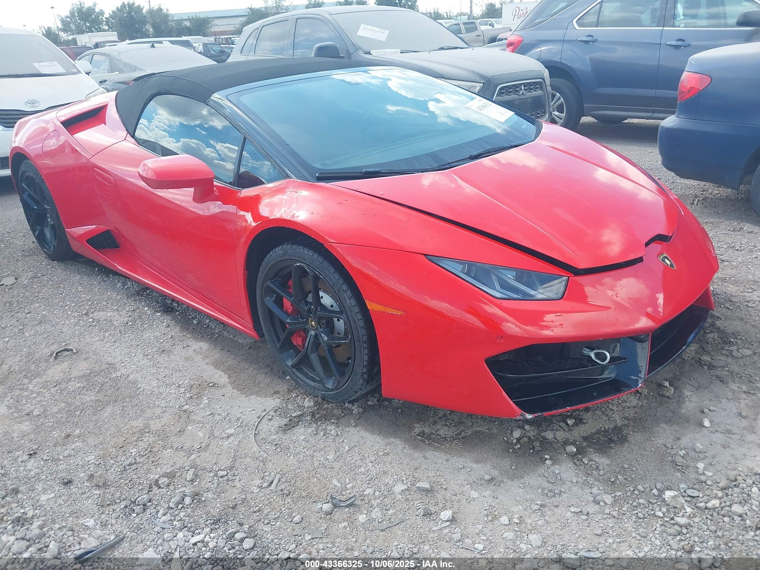 2018 Lamborghini Huracan, VIN ZHWUR2ZF7JLA10206 — Front end