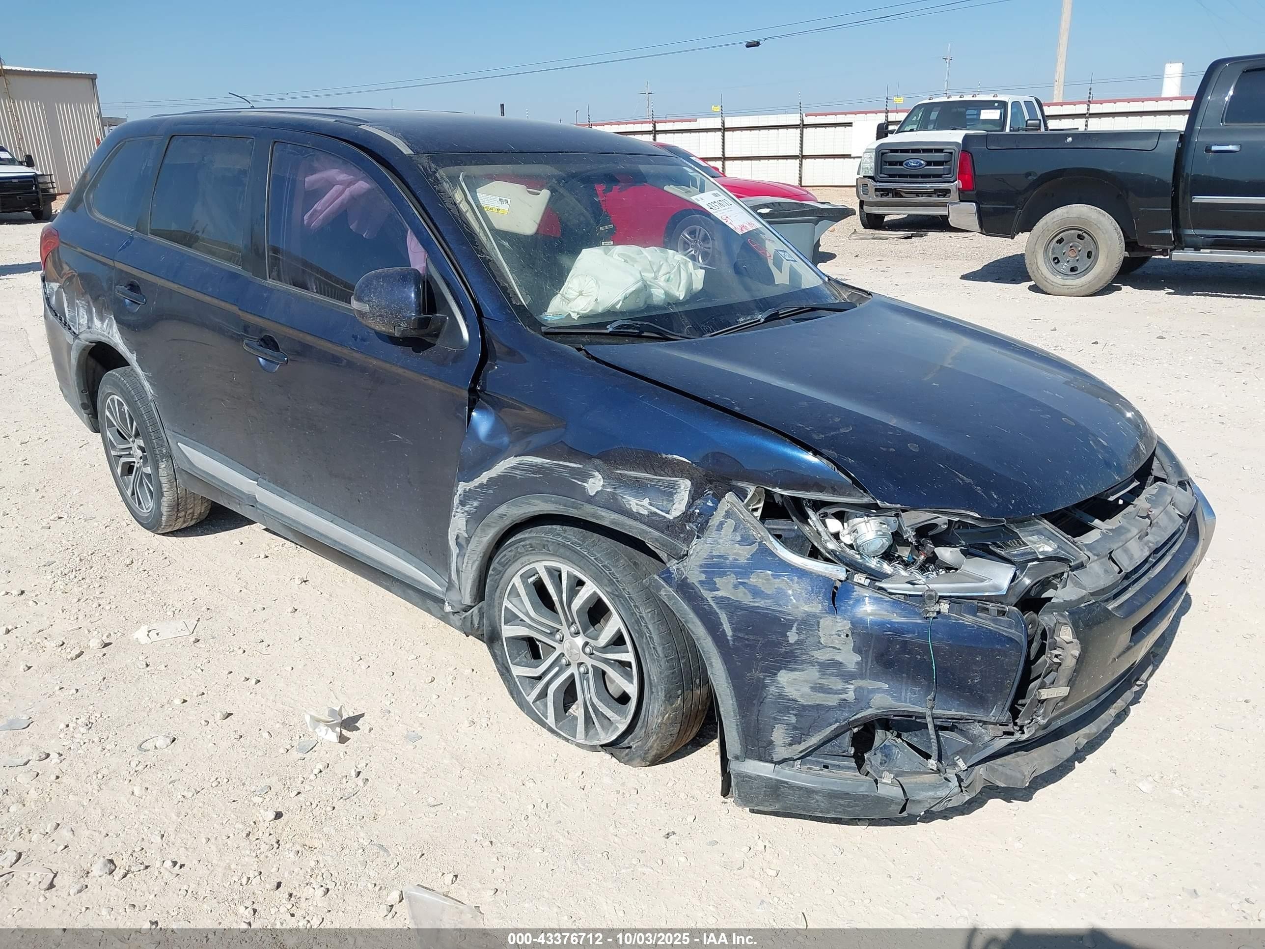 2016 Mitsubishi Outlander SE, VIN JA4AD3A39GZ065013 — Repossession