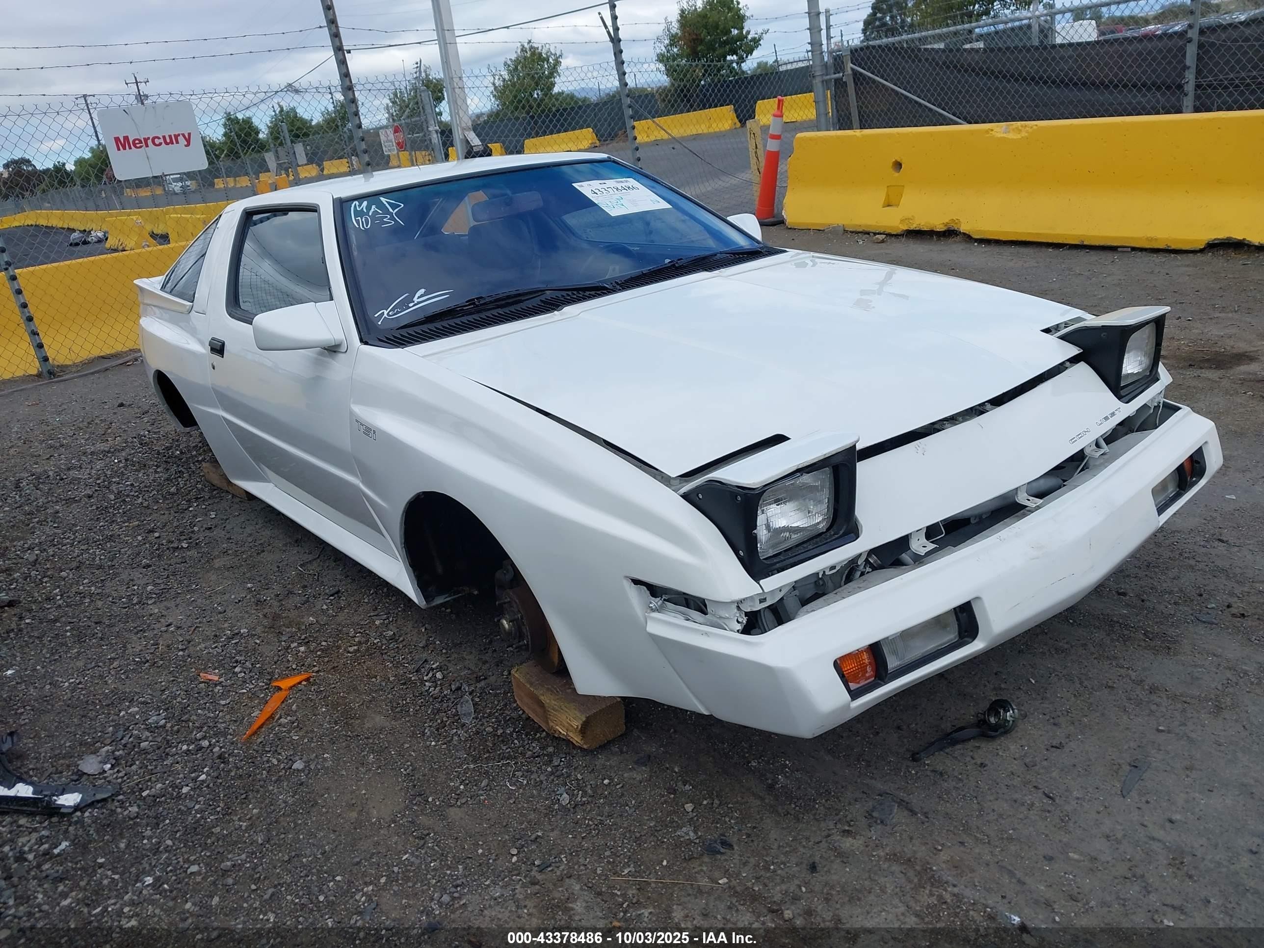 1987 Chrysler Conquest, VIN JJ3CC54N9HZ038694 — Theft recovery