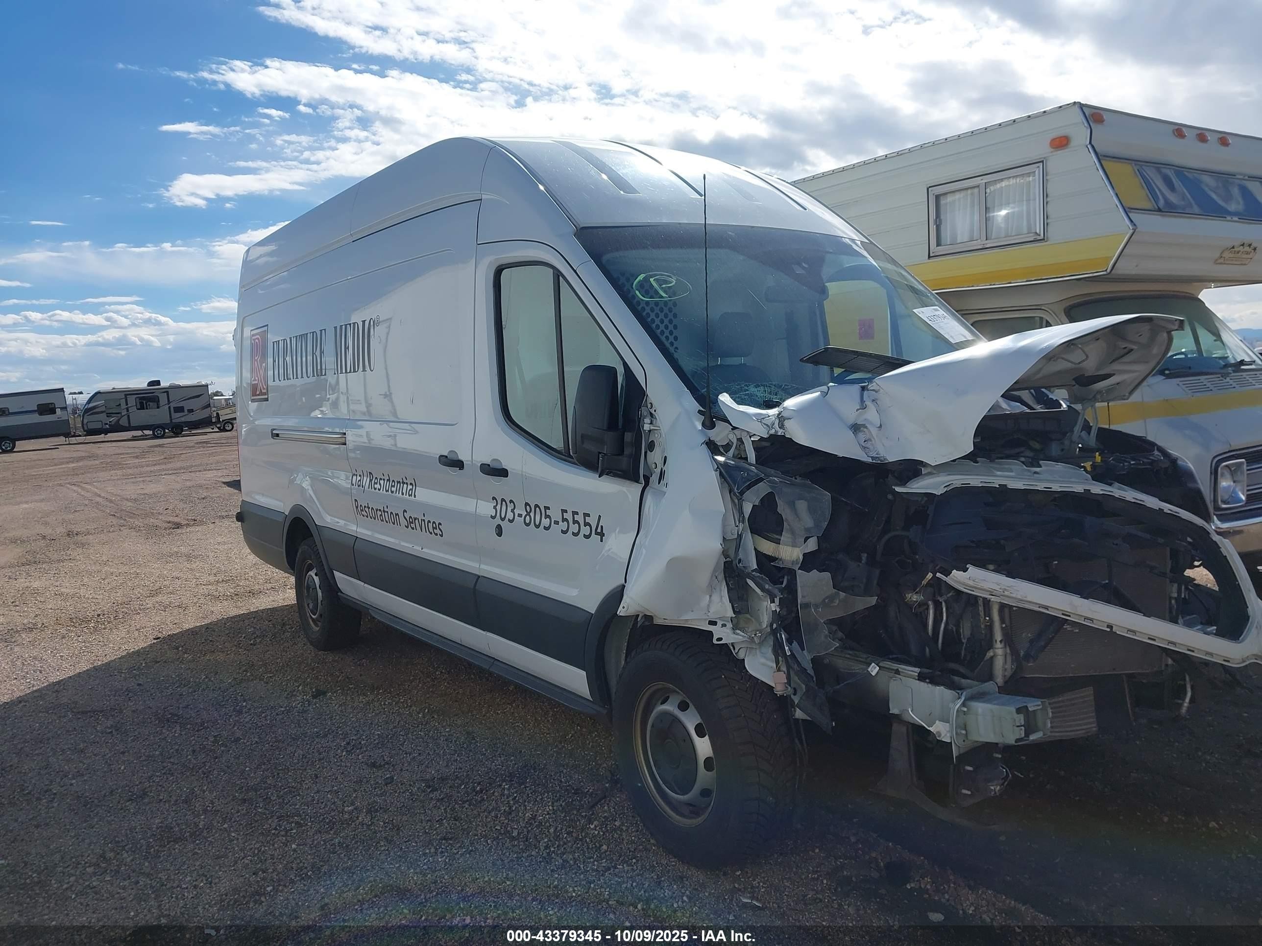 2017 Ford Transit Cargo, VIN 1FTBW3XG2HKA71745 — Front end
