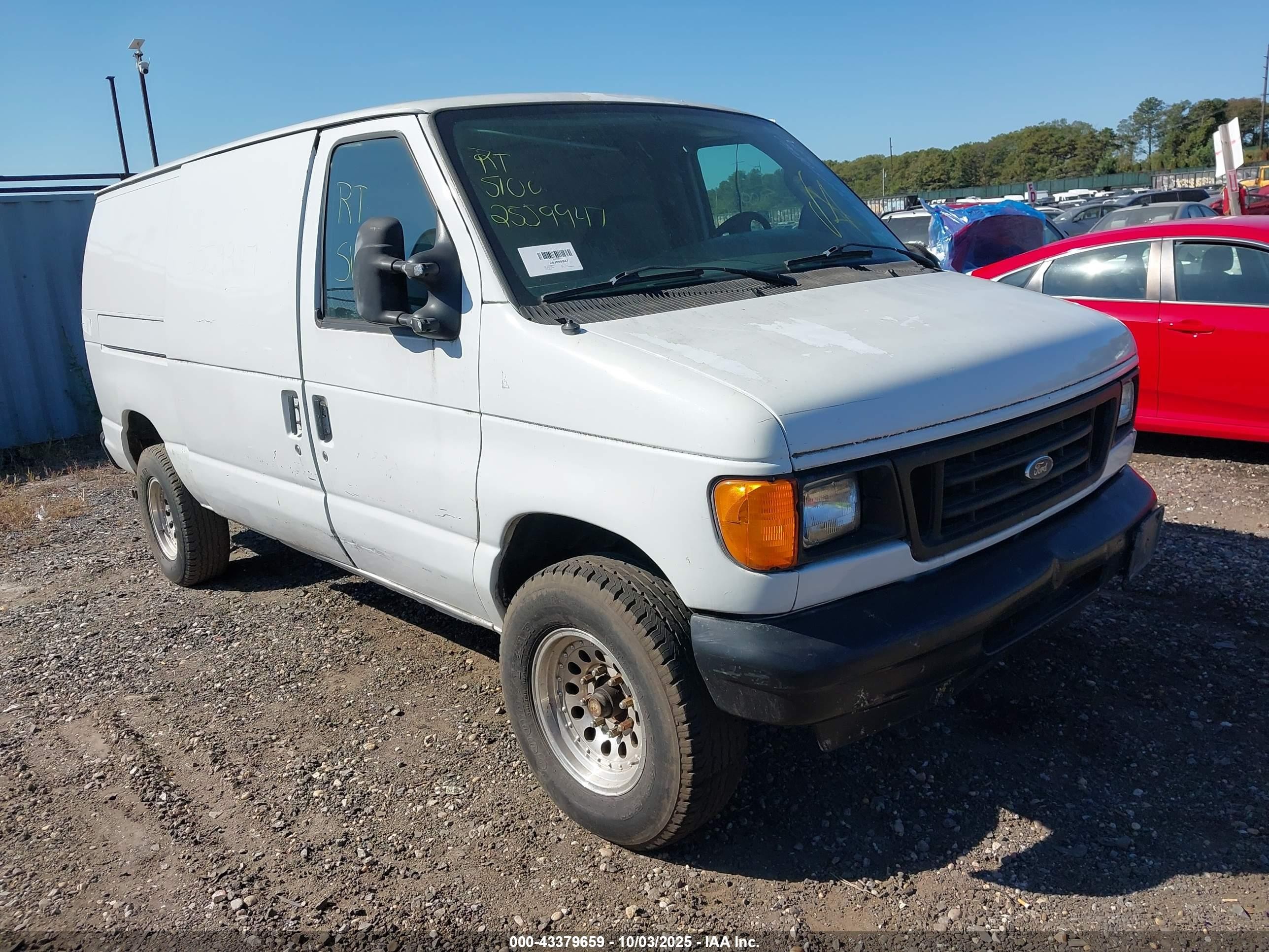 2007 Ford Econoline Cargo Commercial, VIN 1FTNE14W17DA57886 — Front end