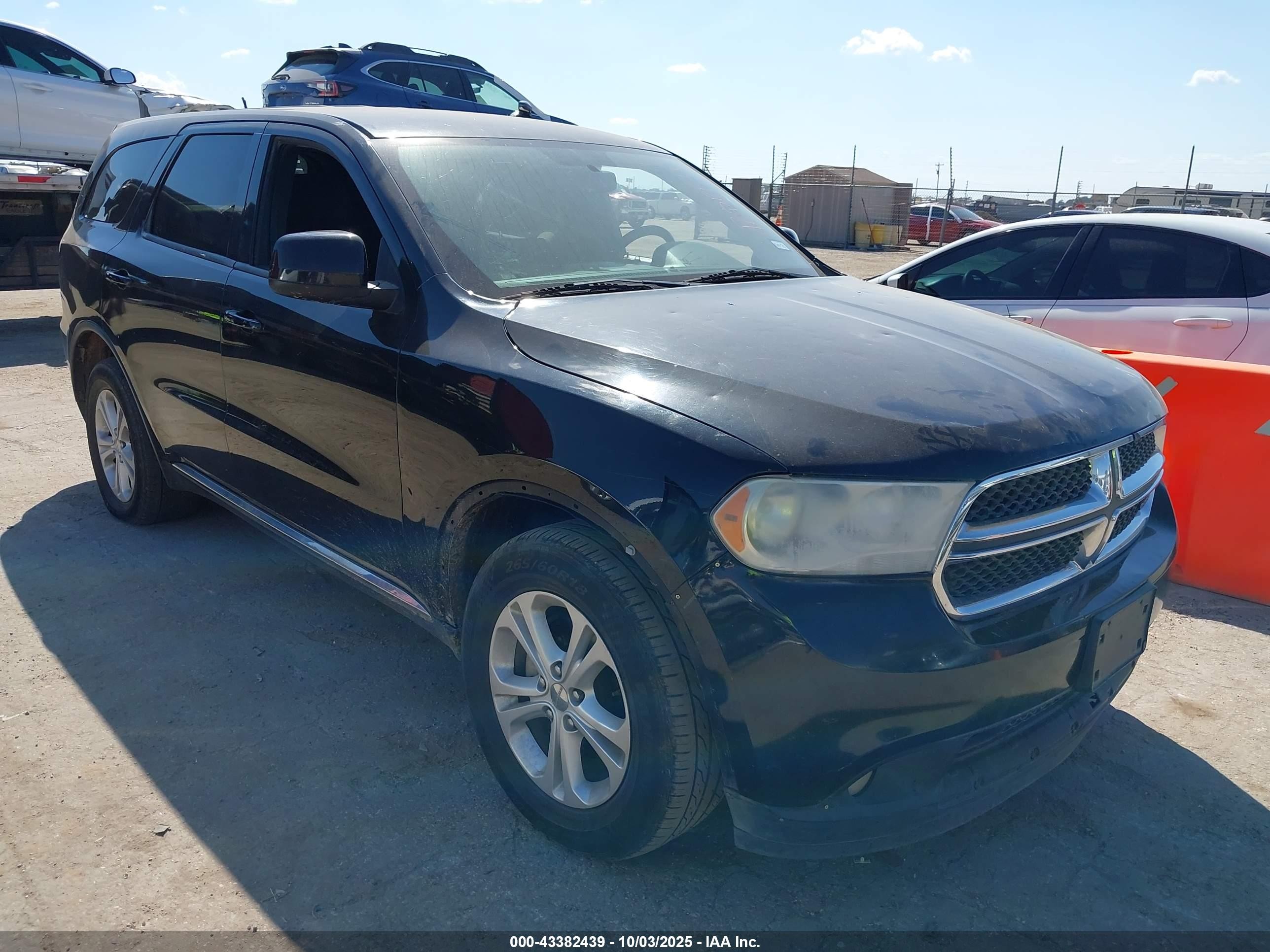 2013 Dodge Durango SXT, VIN 1C4RDHAG9DC669619 — Hail