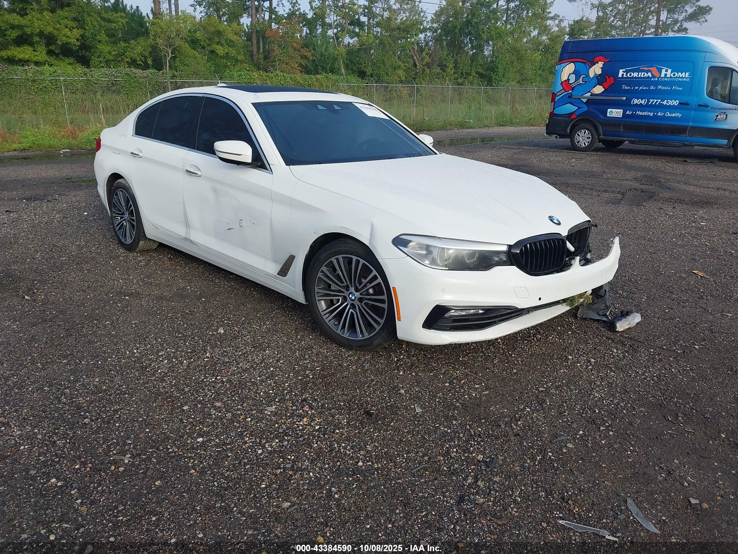 2018 BMW 5 Series 540i, VIN WBAJE5C50JWA93806 — Front end