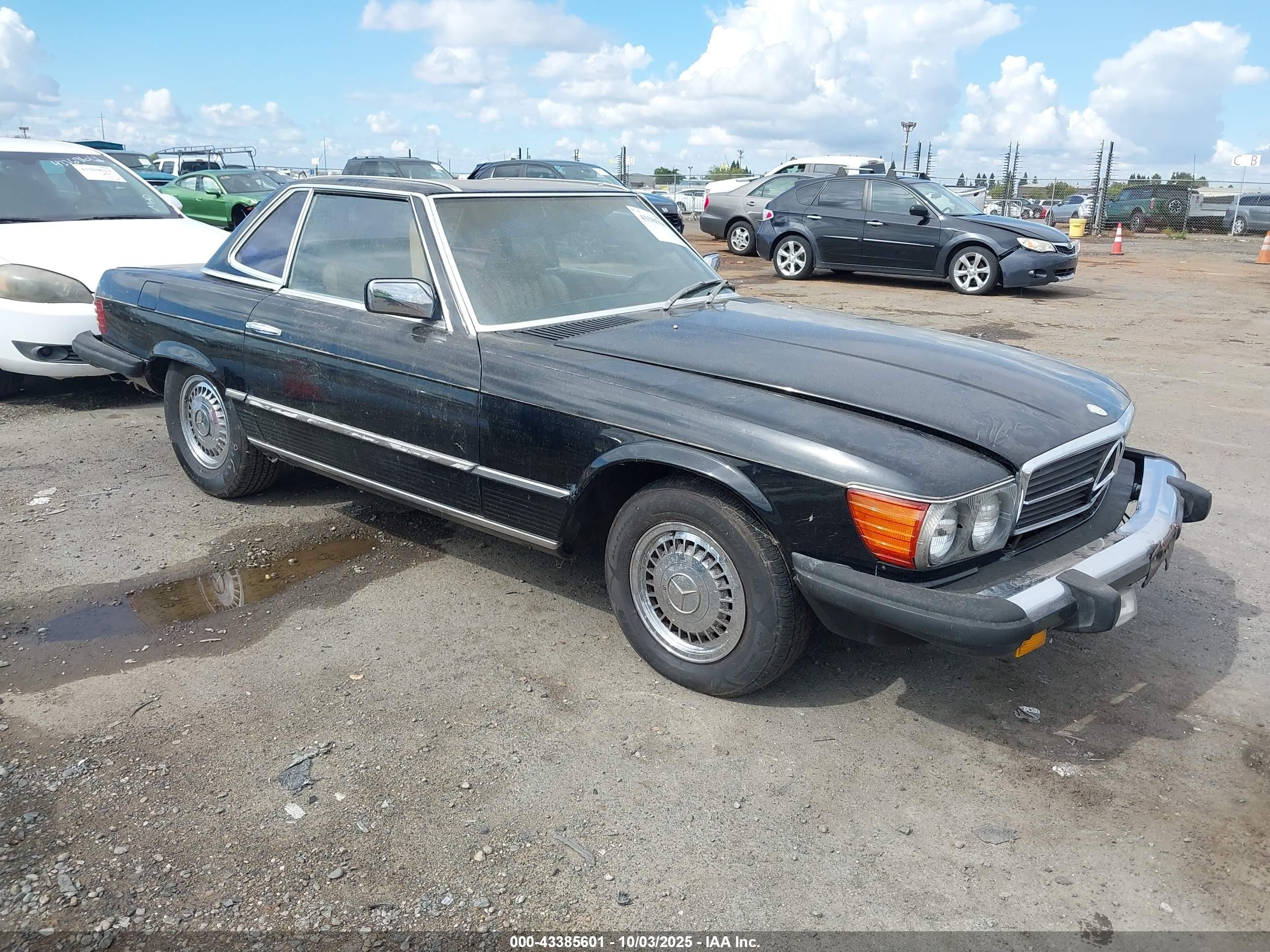 1981 Mercedes-Benz 380 SL, VIN WDBBA45A4BB007828 — Front end